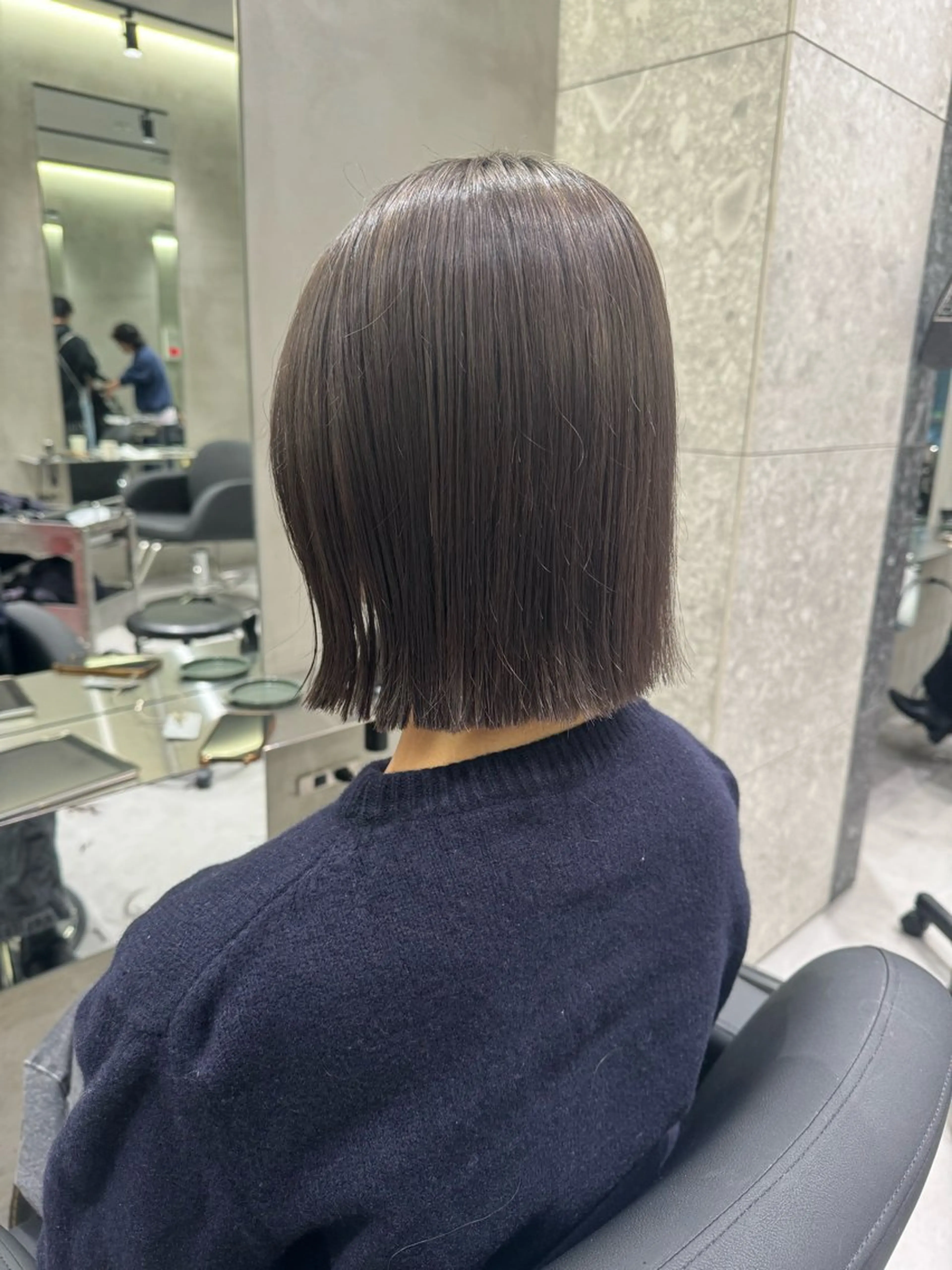 ショート カラー ボブ ハイトーン/ ボブ/ハルヒのヘアスタイル