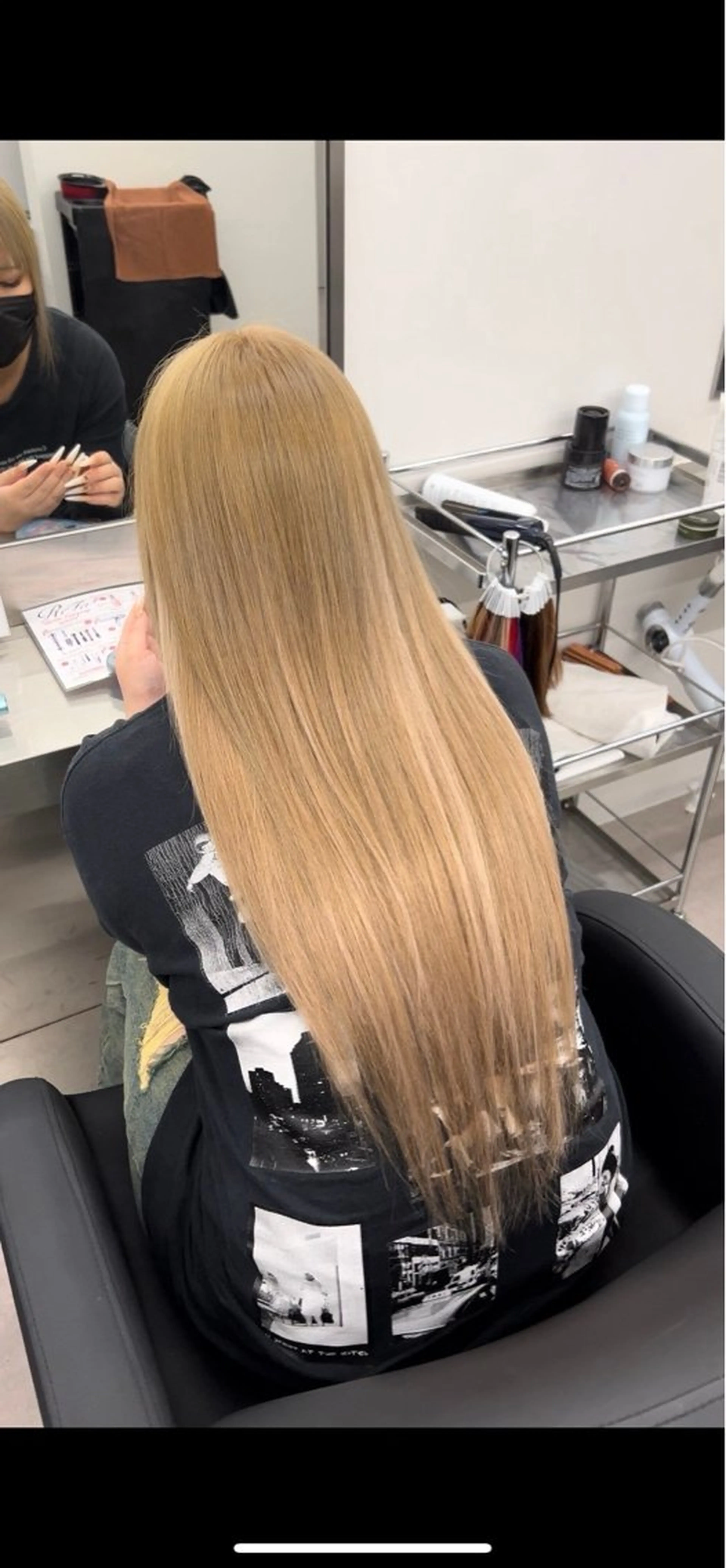 ロング カット エクステ ハイトーン/ ブリーチ🤩レンのヘアスタイル
