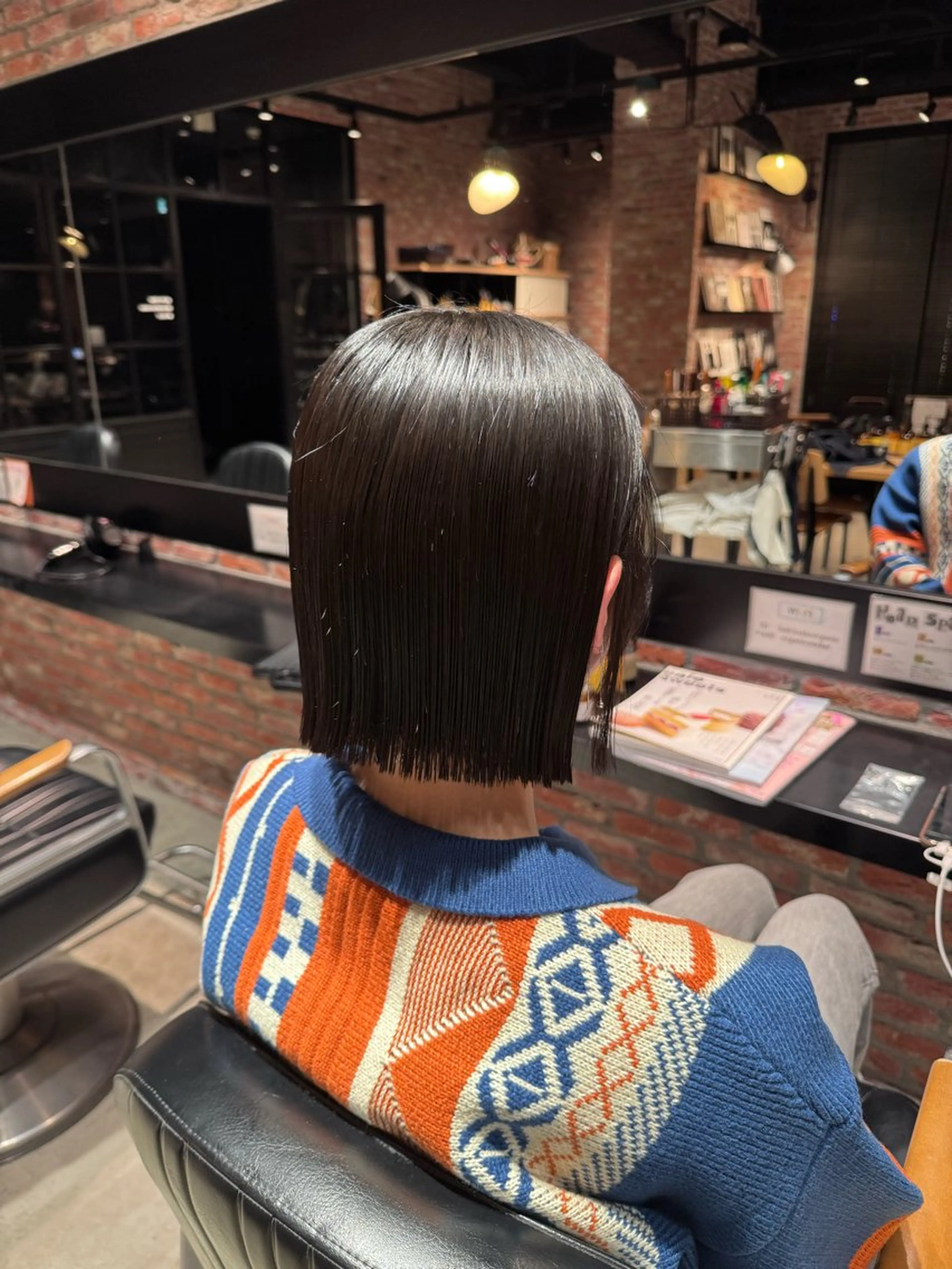 ショート 切りっぱなしボブ ボブ miyu ボブモデル募集中のヘアスタイル