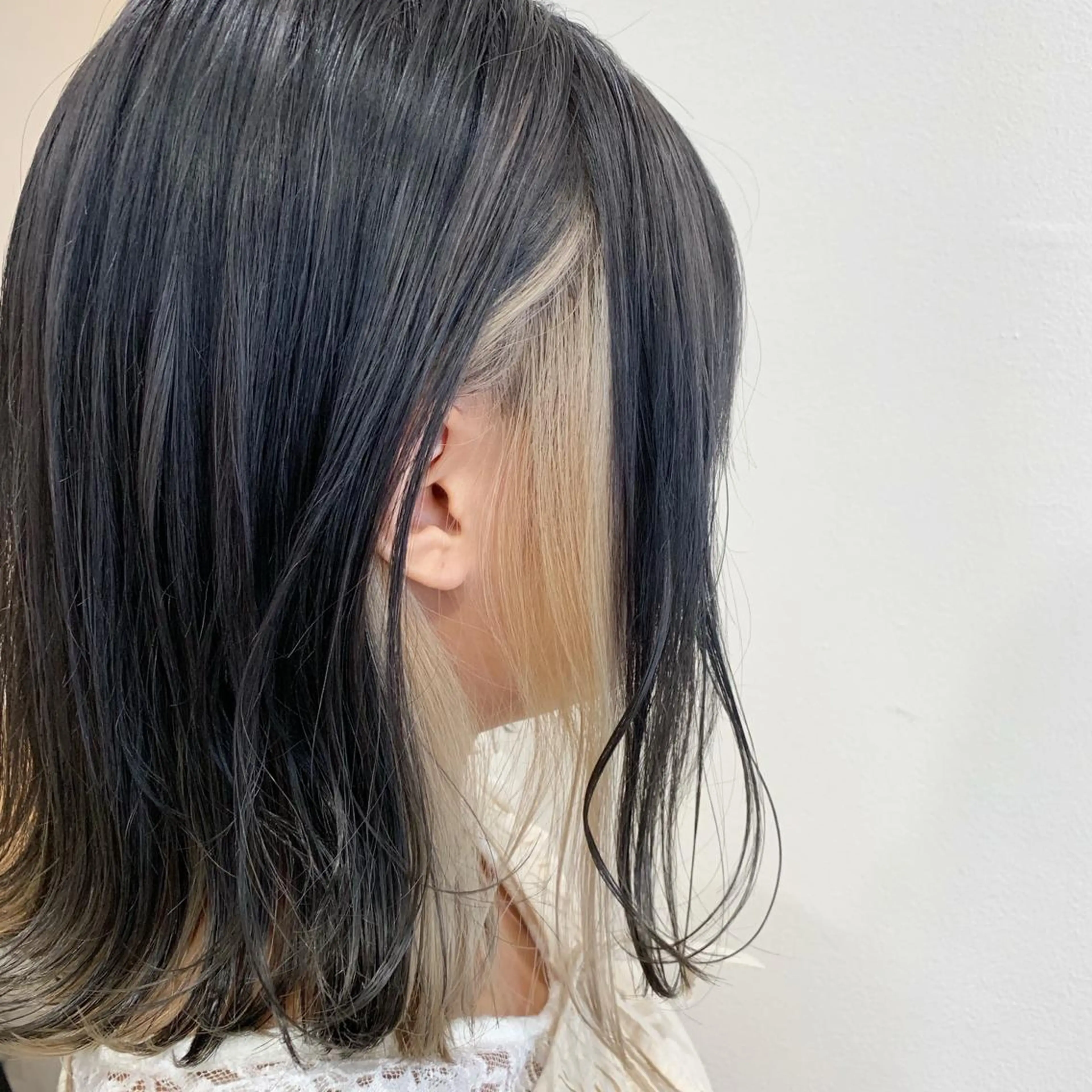 ミディアム ヘアカラー トリートメント ヘッドスパ ヘアセット 山口 竣也のヘアスタイル