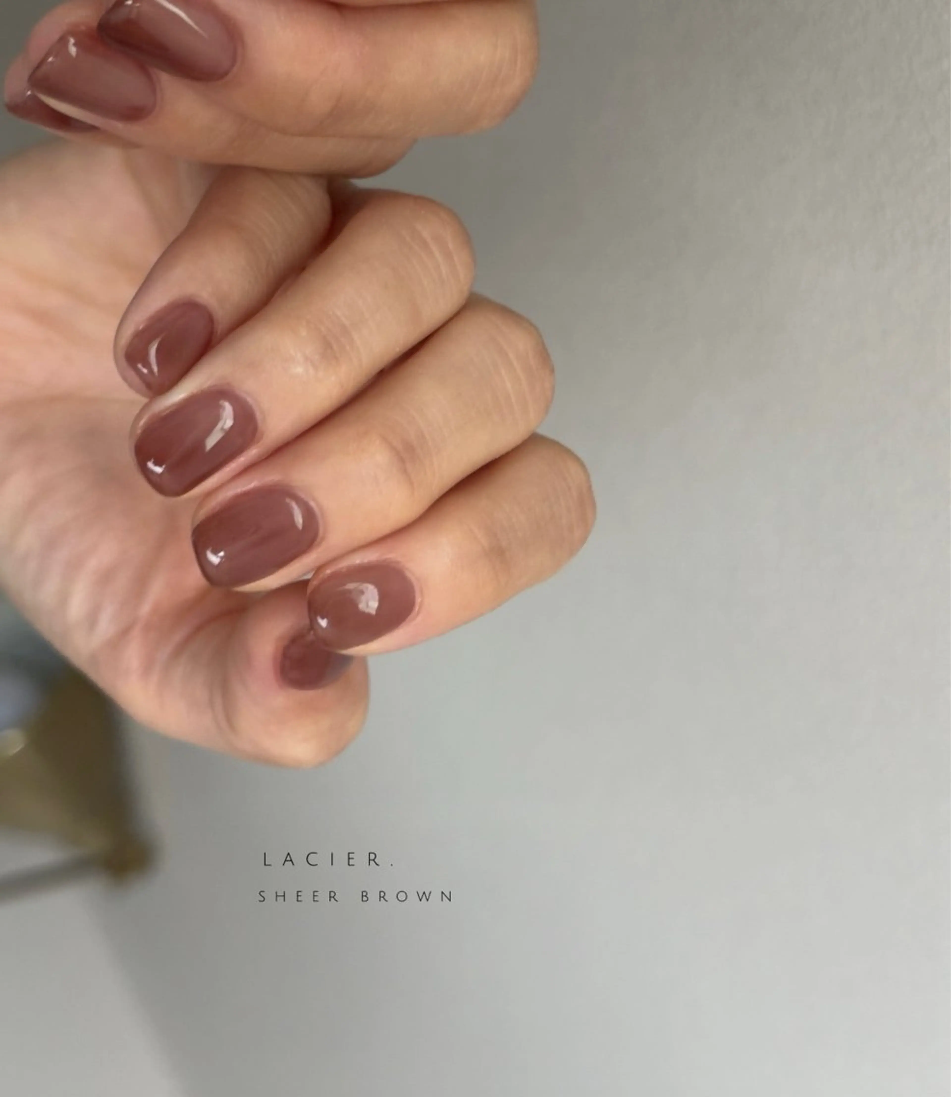 ネイル オフィスネイル ワンカラーネイル 夏ネイル ハンドネイル lacier nailのネイルデザイン