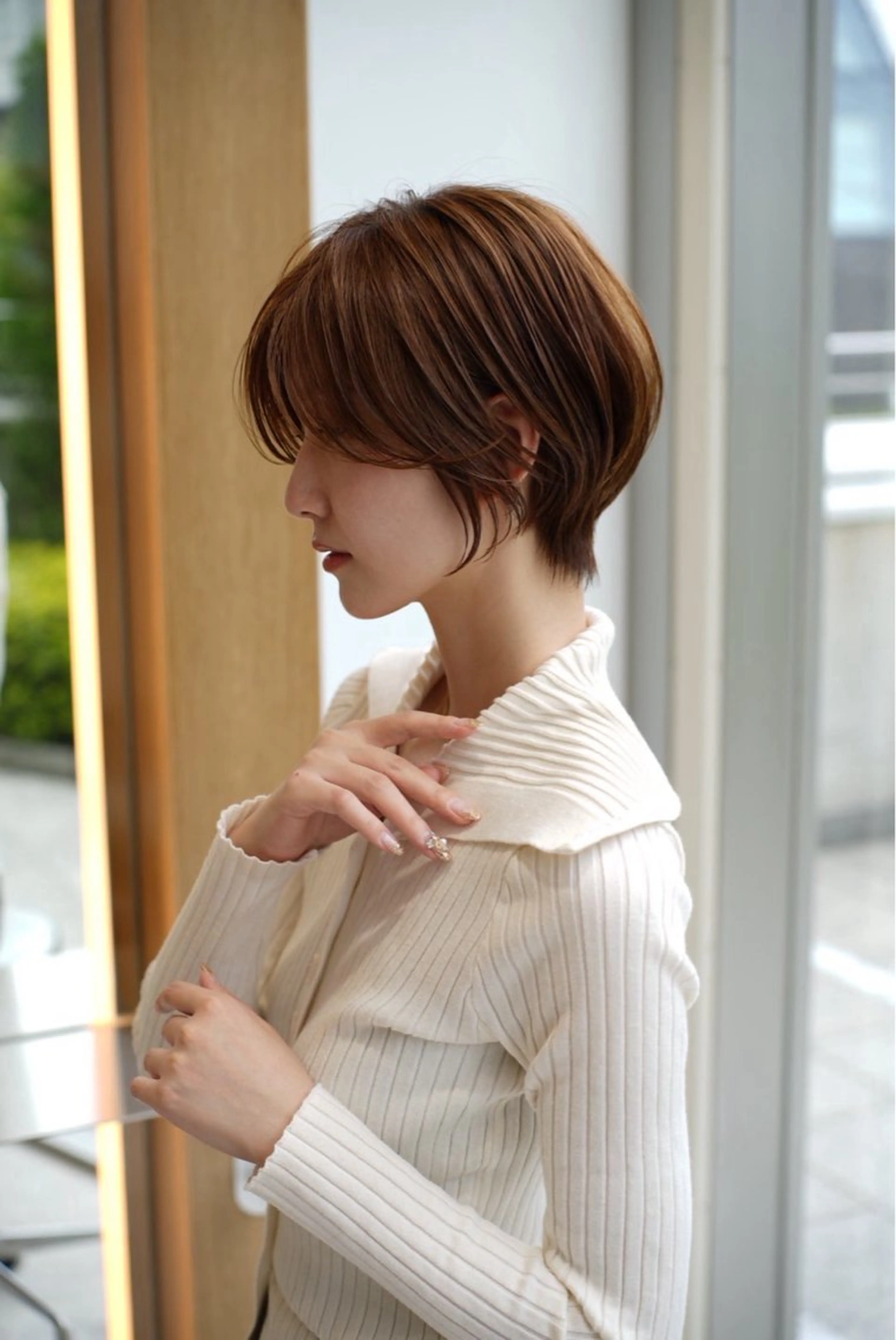 ショート ヘアカラー ヘッドスパ soigne 表参道【ソワネ】所属・艶髪🩰透明感カラー 🫧あやみのヘアスタイル