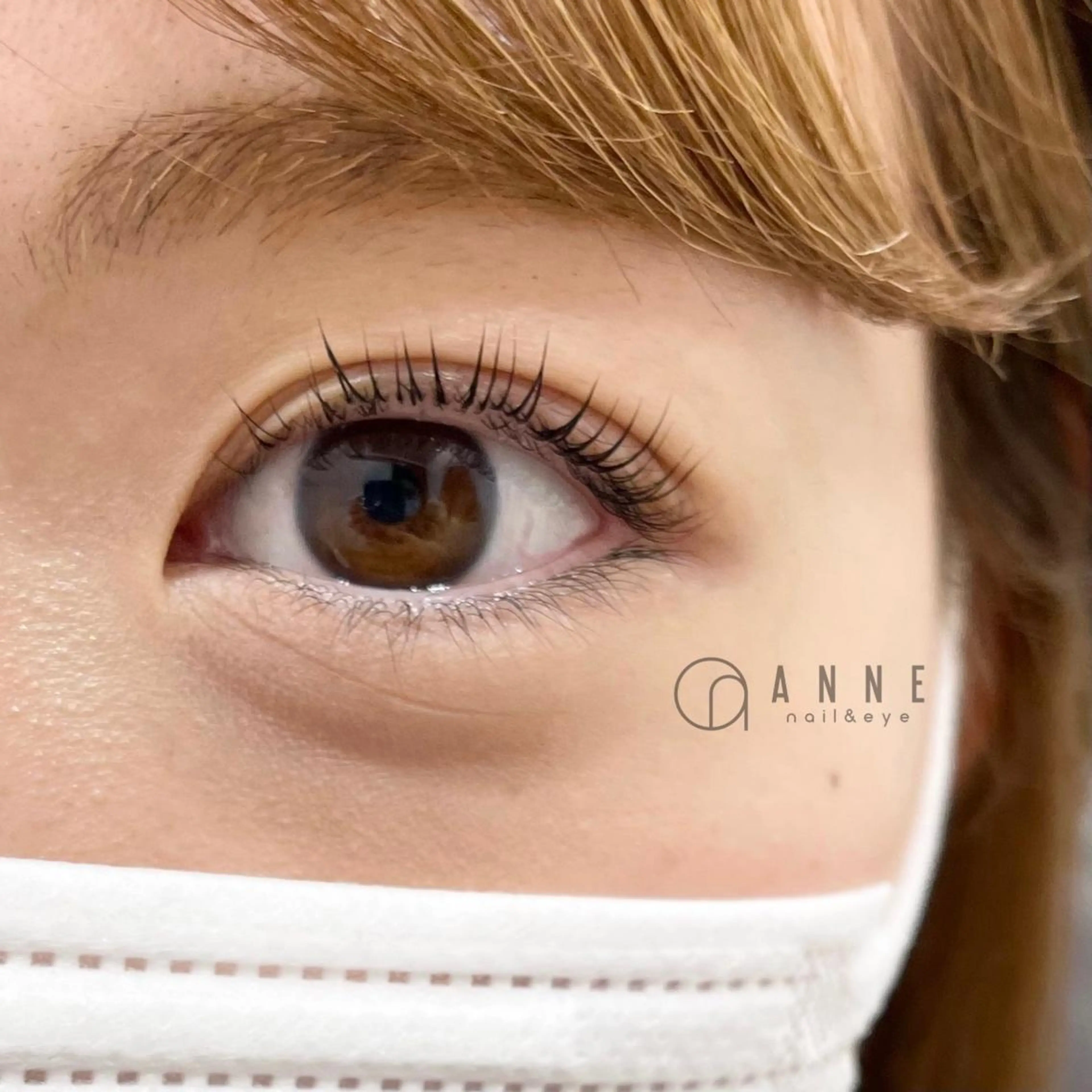 メンズ マツエク・マツパ メンズパーマ 一重×まつ毛パーマ マツパ ANNE梅田ALLYS店所属・高松 せりなのマツエク・マツパデザイン