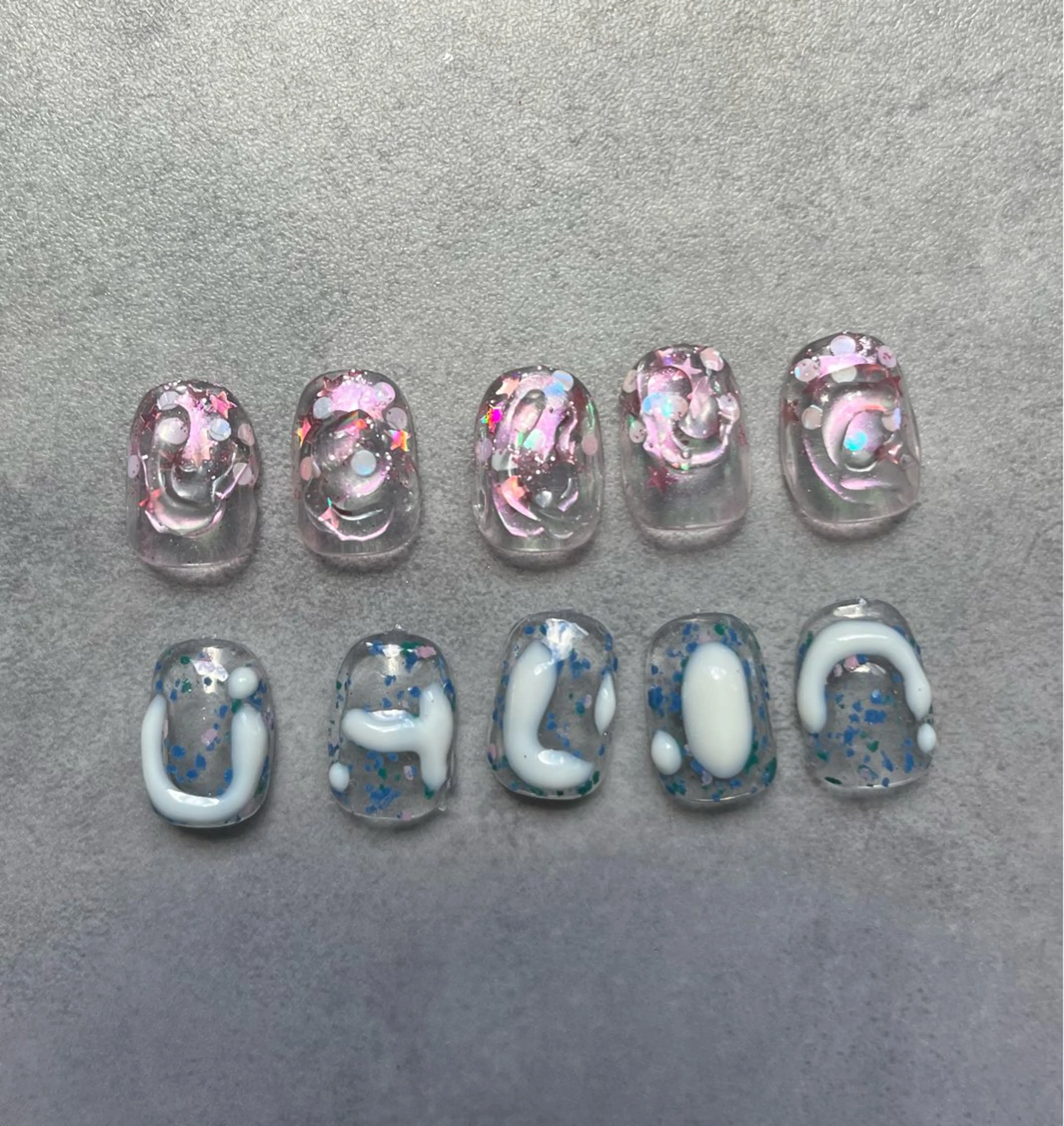 ご新規様❣️今月限定の定額2デザイン💅オフあり・オフなし¥7700🌸ご新規様他店オフ無料✨お色変更可能🙆‍♀️の写真
