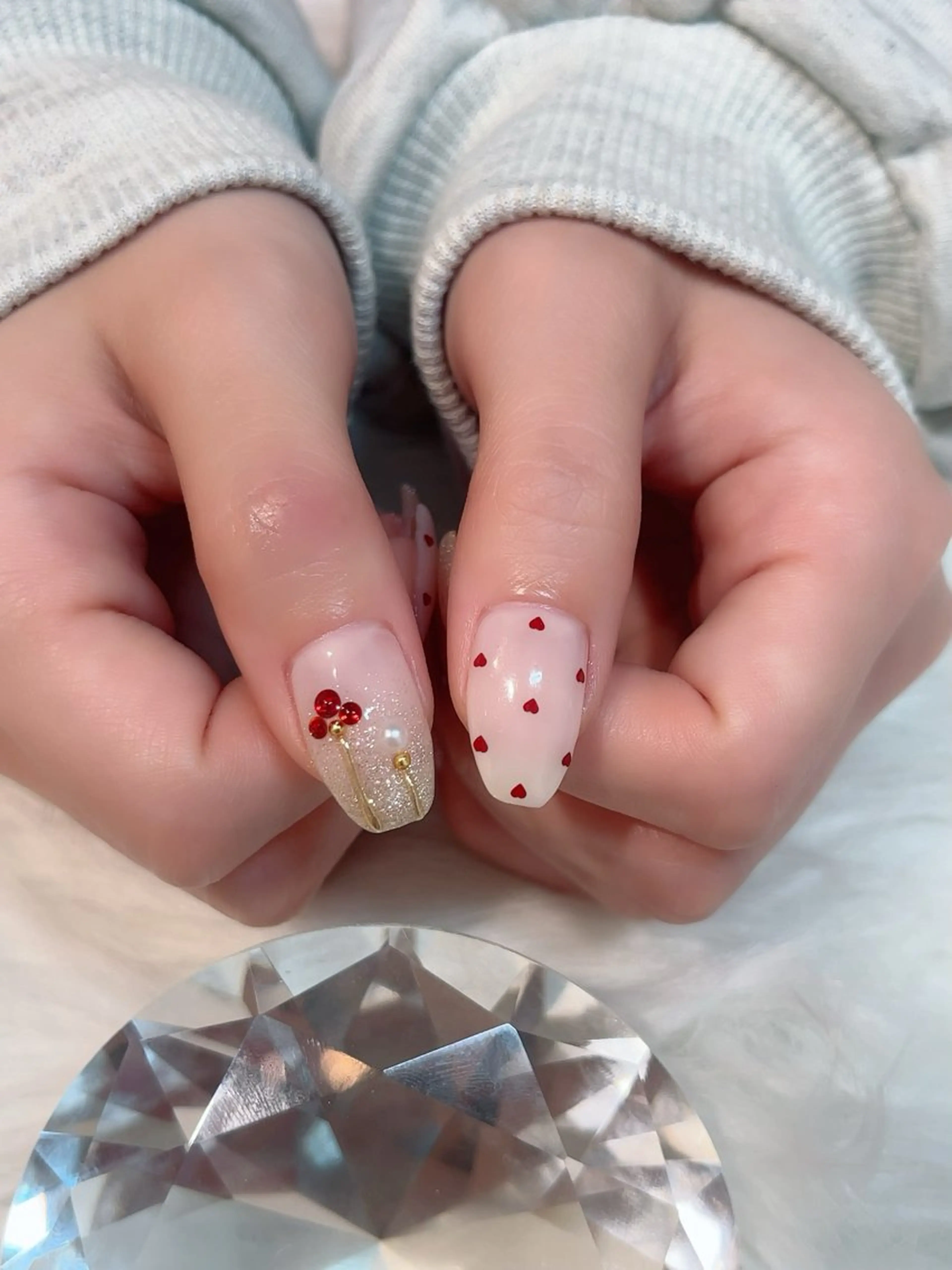 ネイル ハンドネイル sakura 💘のネイルデザイン