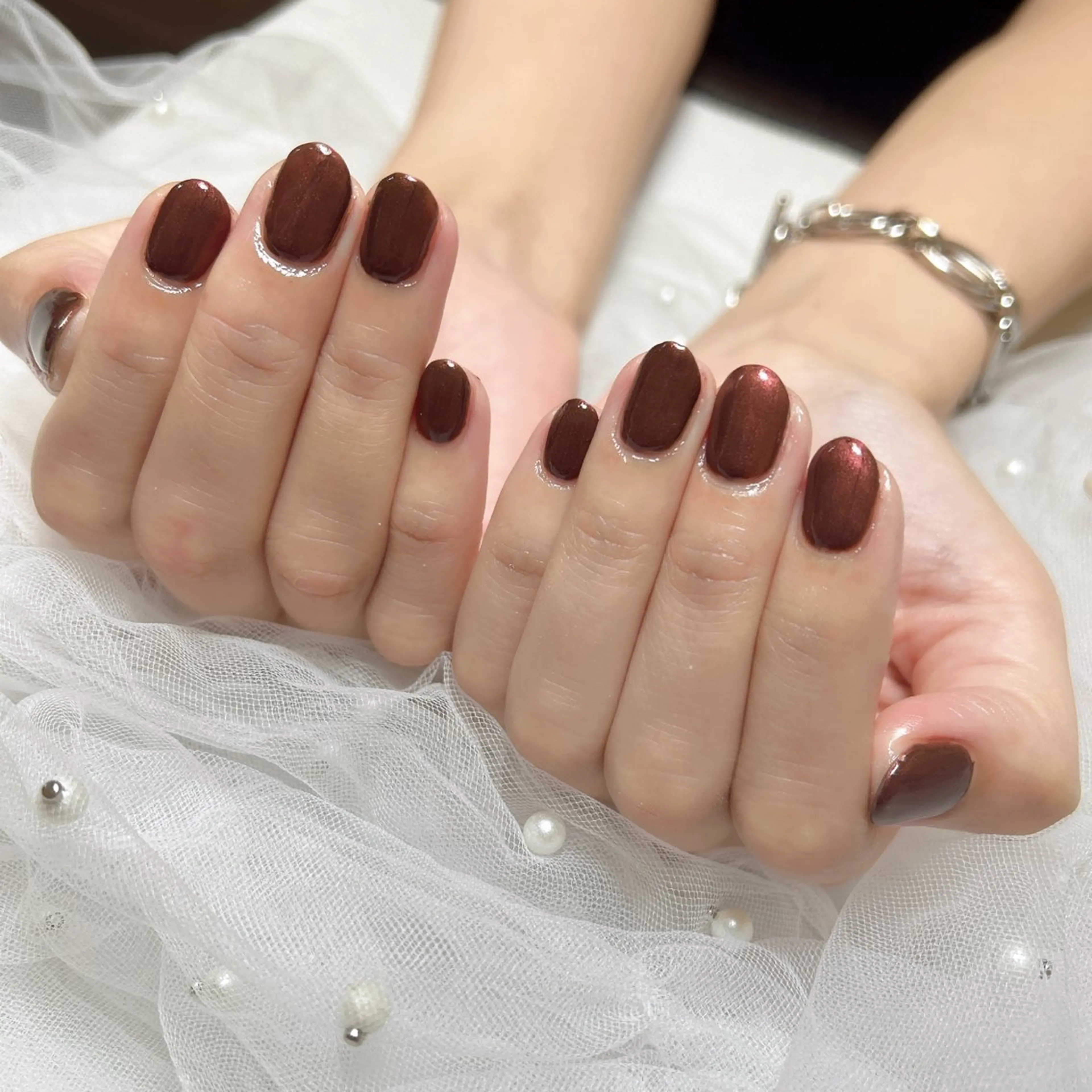 ネイル ワンカラーネイル EmaNail天満橋店所属・EmaNail Risaのネイルデザイン