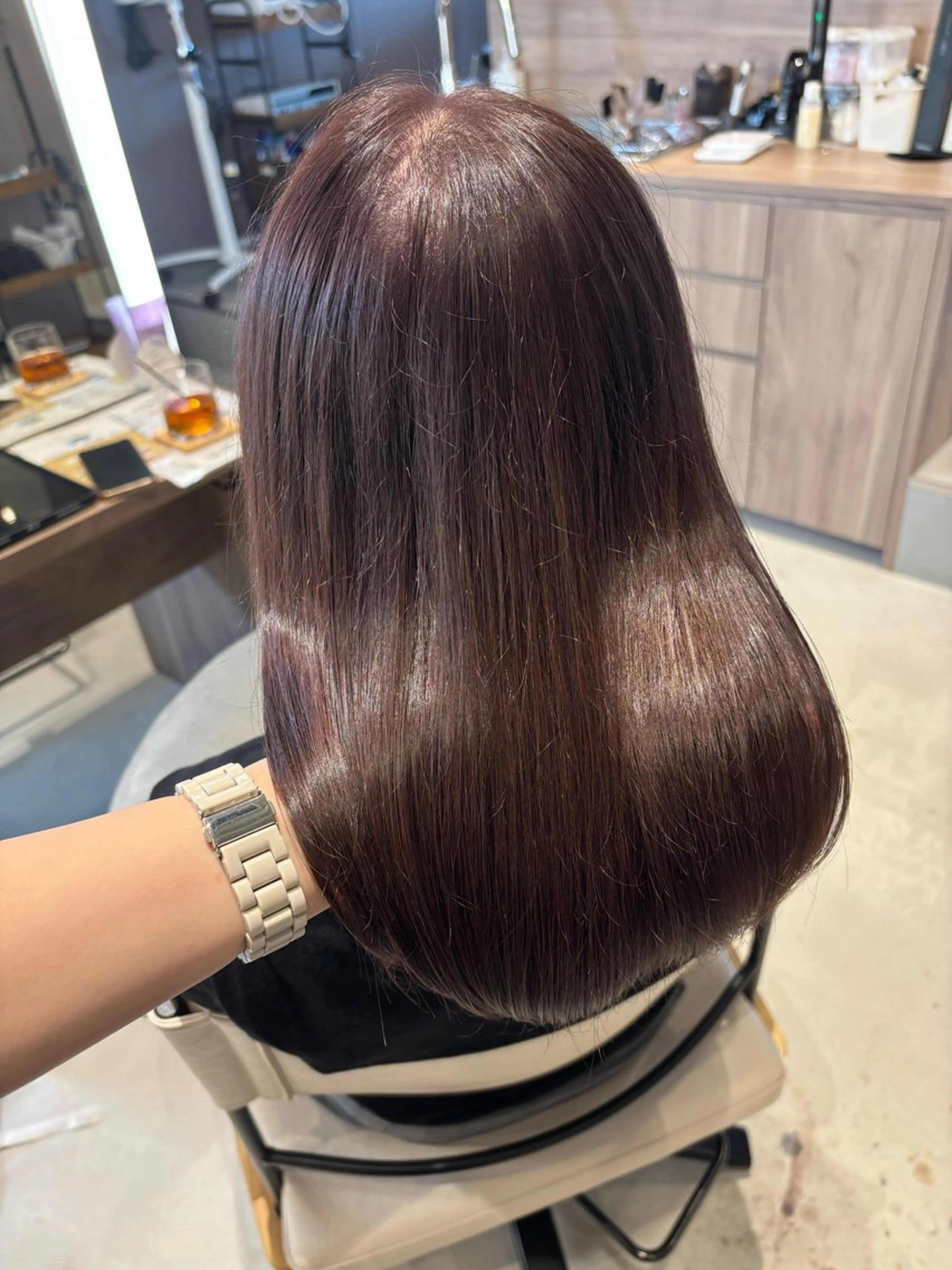 ミディアム カット ヘアカラー ボブ/レイヤー/暖色 カラー/dai🌿のヘアスタイル