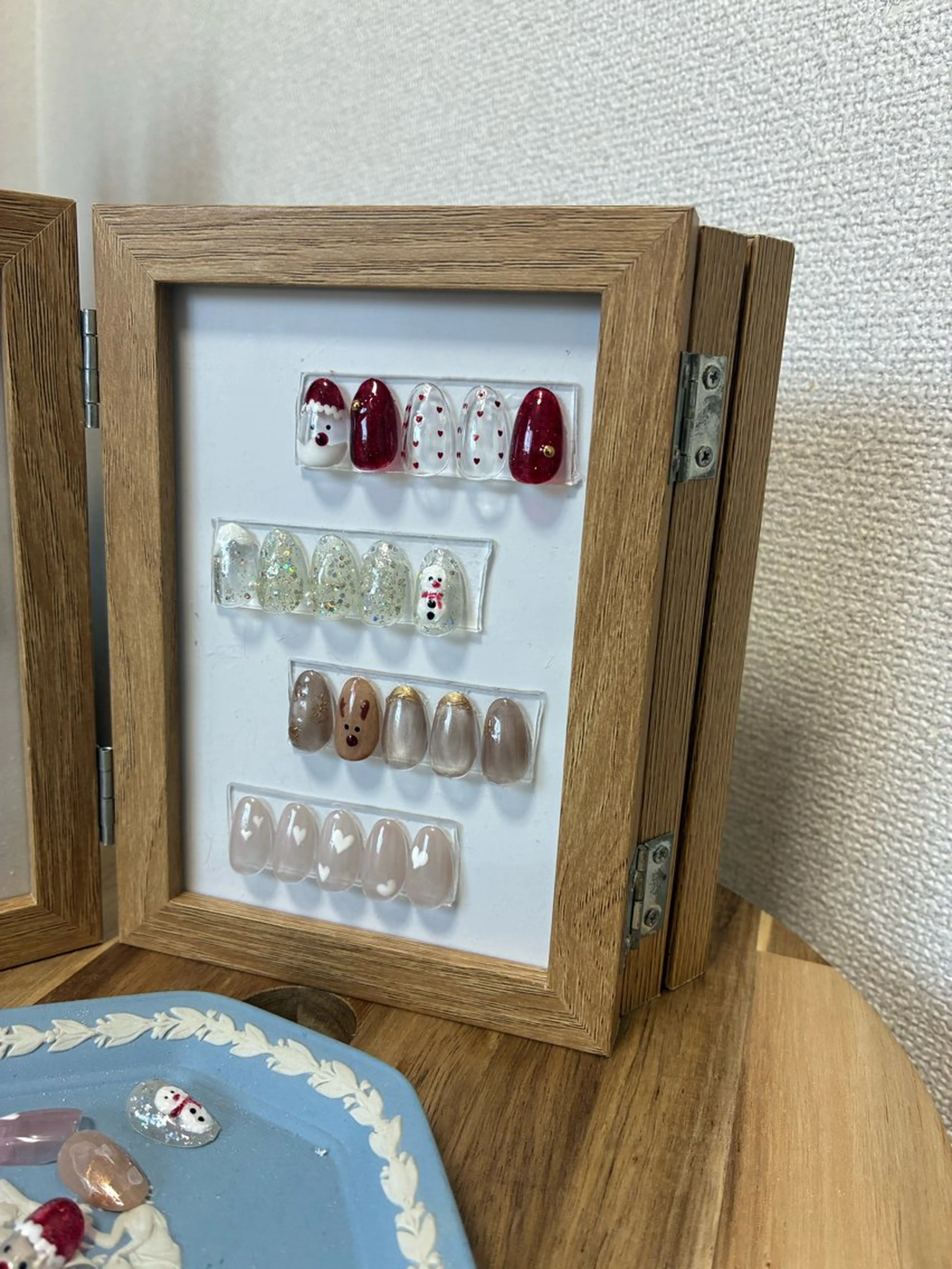 ネイル 冬ネイル クリスマス ハンドネイル jete nailのネイルデザイン