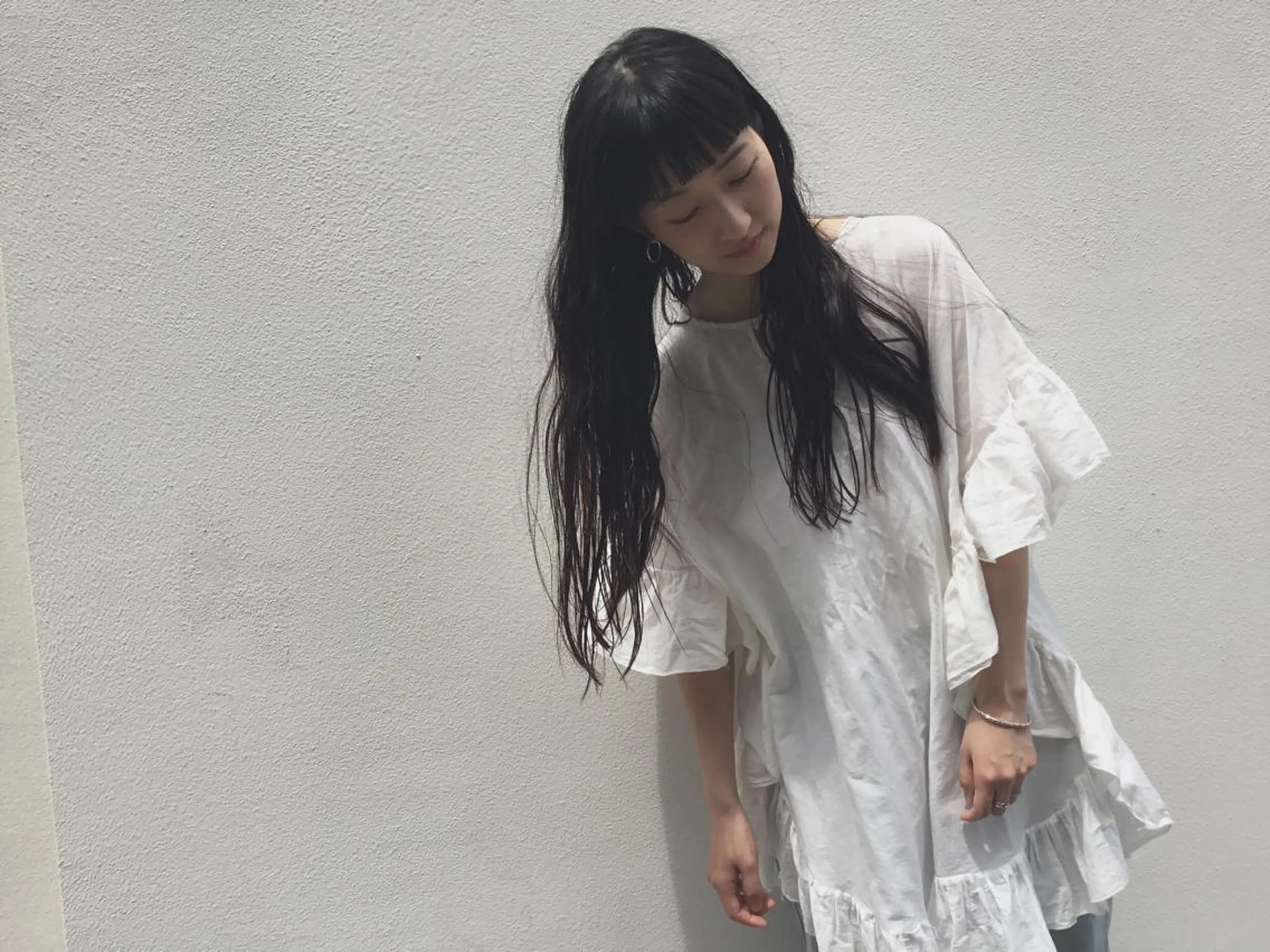 ロング パーマ/透明感カラー /ボブ/吉田一生のヘアスタイル