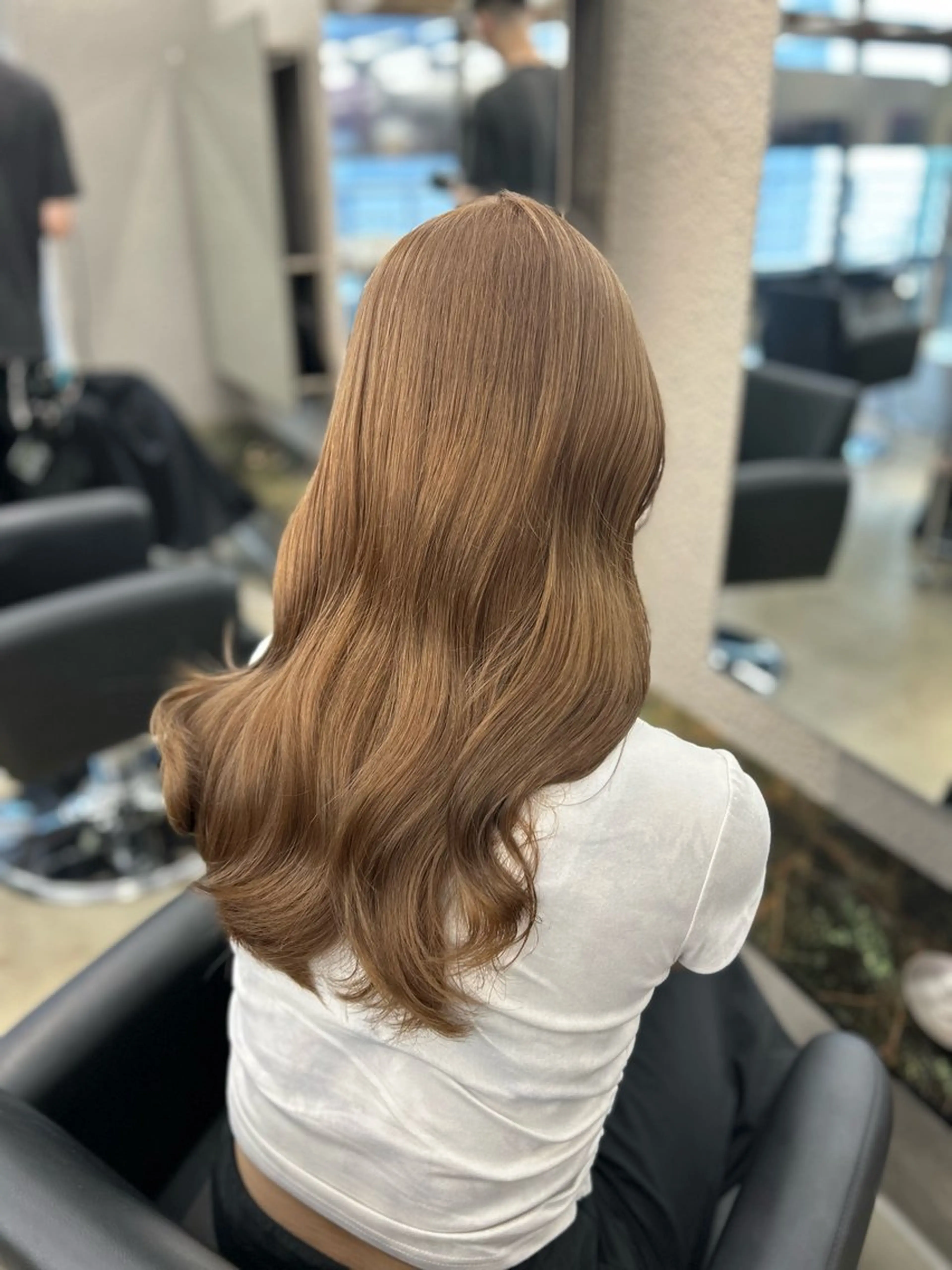 セミロング ヘアカラー カラーモデル募集中 /Nanakaのヘアスタイル