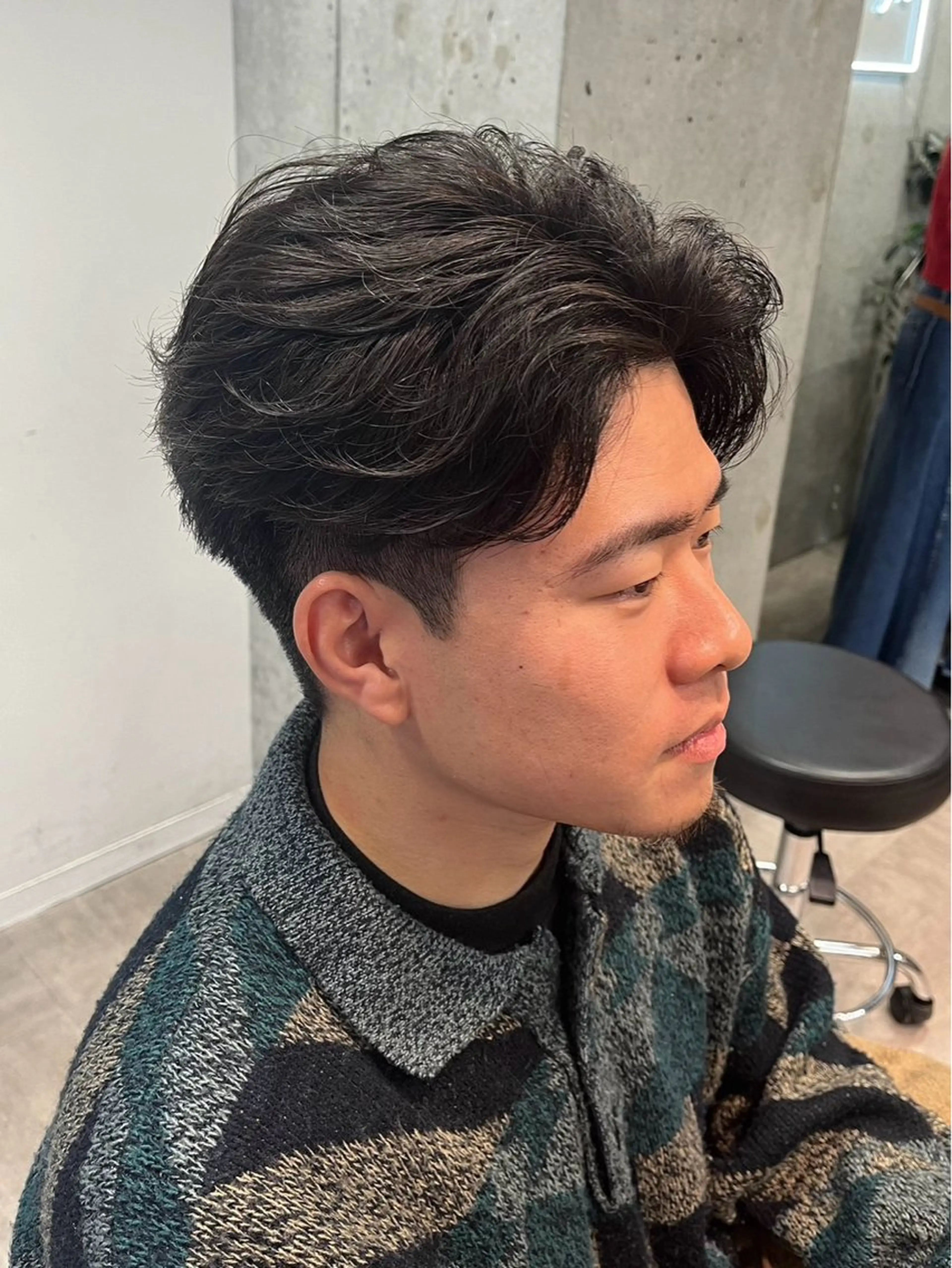 炭酸シャンプー+メンズカットの写真