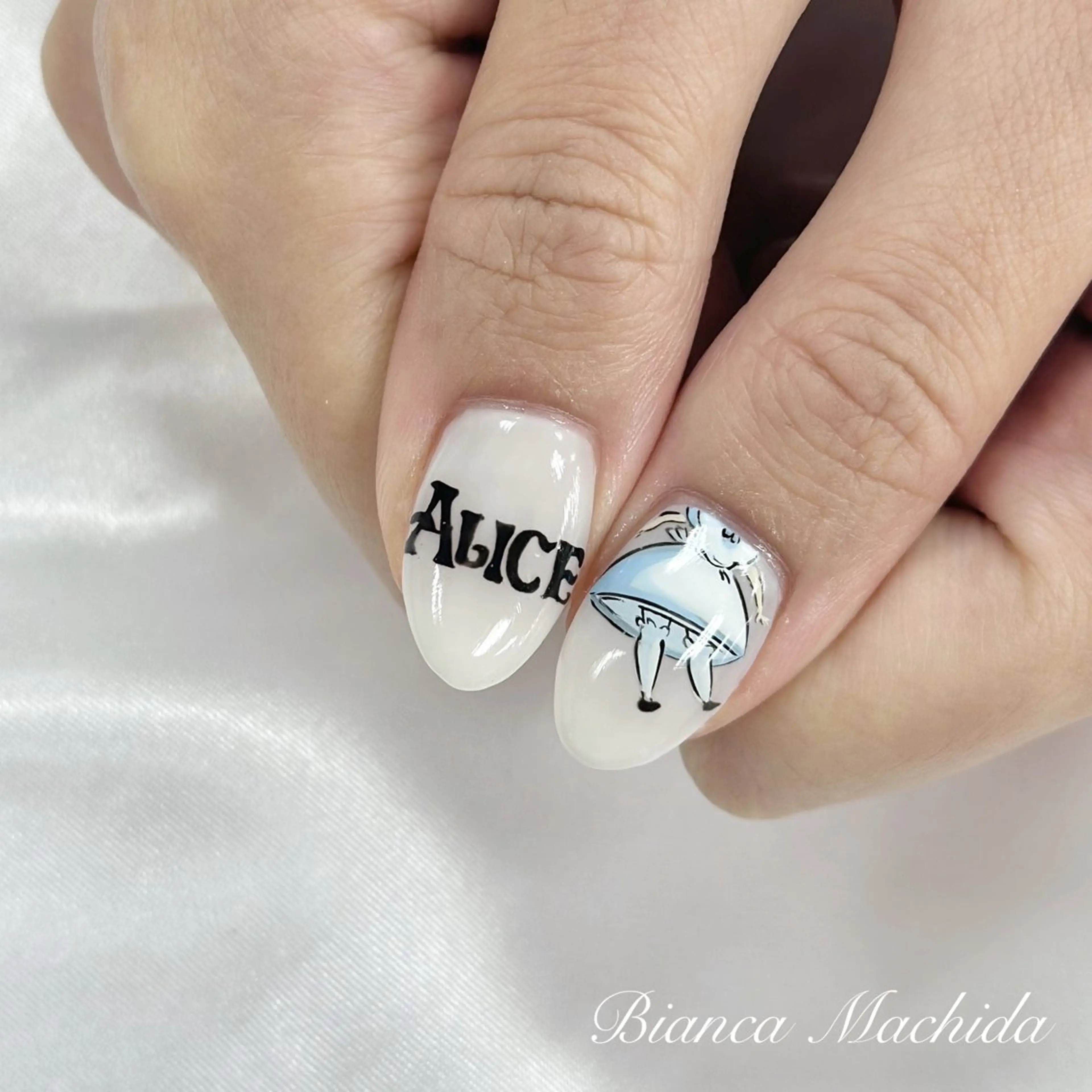 ネイル アートネイル ハンドネイル Bianca👼🏻 OIKAWAのネイルデザイン