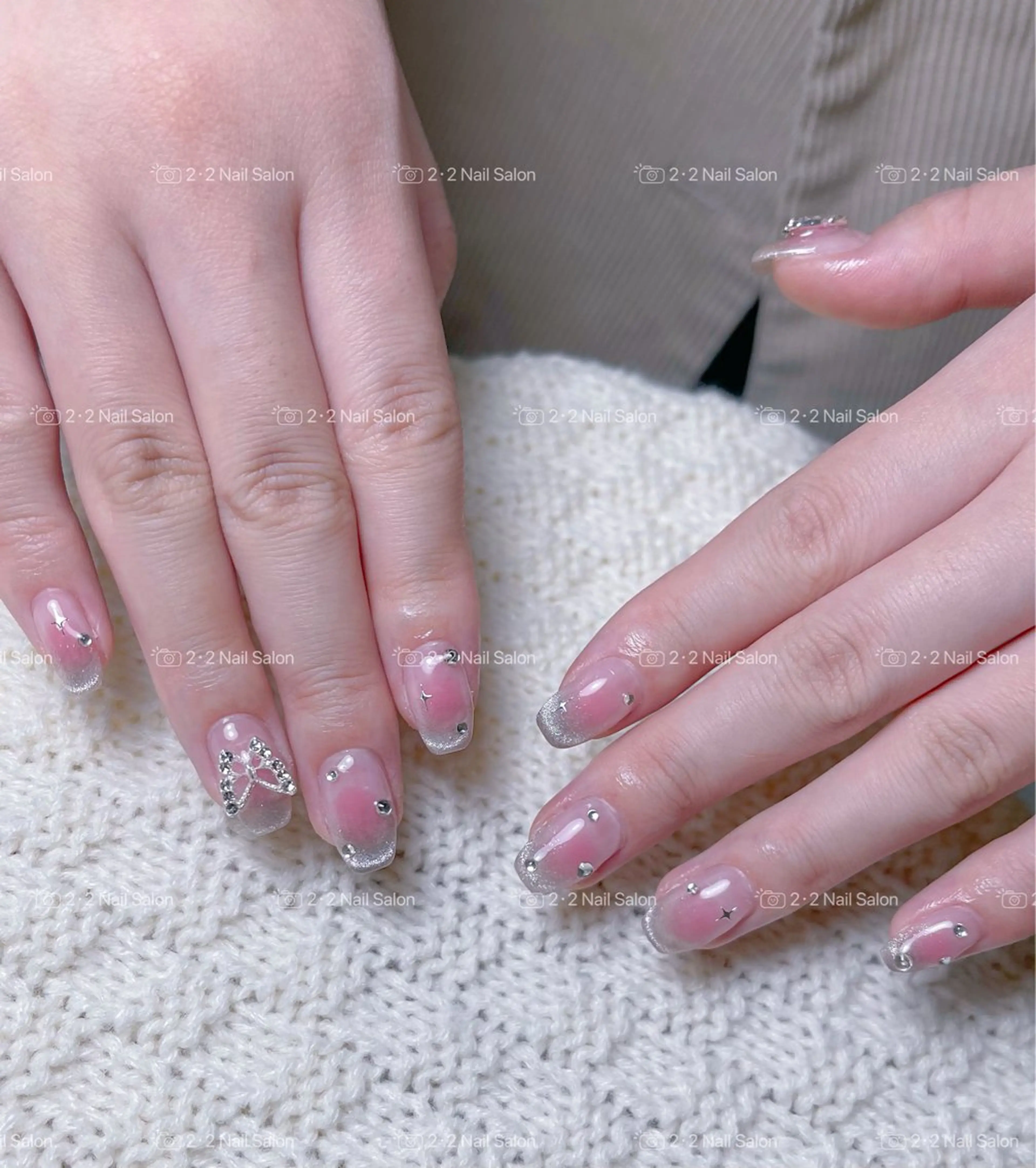 ネイル ハンドネイル 🦋y y Nail 🤍のネイルデザイン