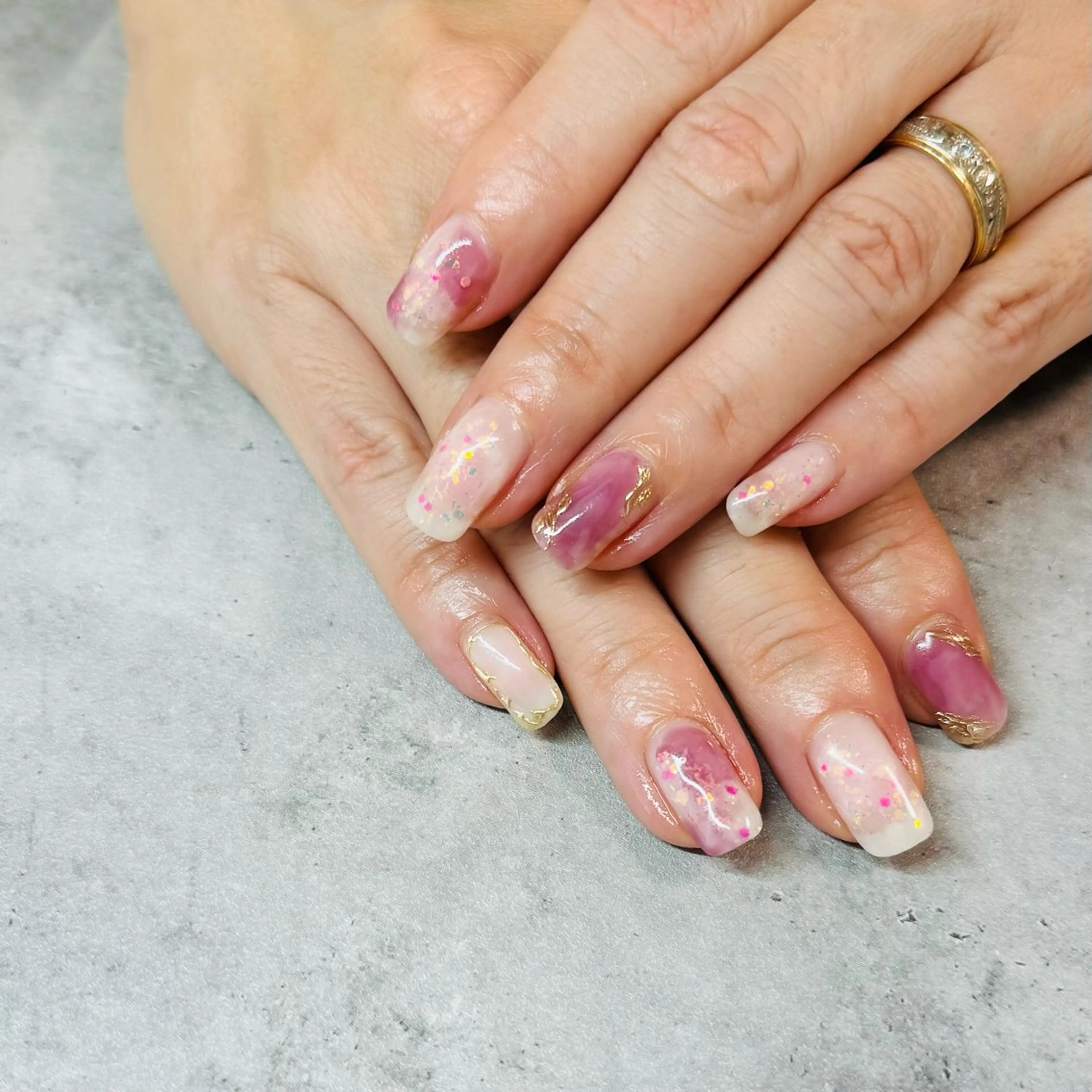 ネイル ピンク ハンドネイル N.plus NaiLのネイルデザイン