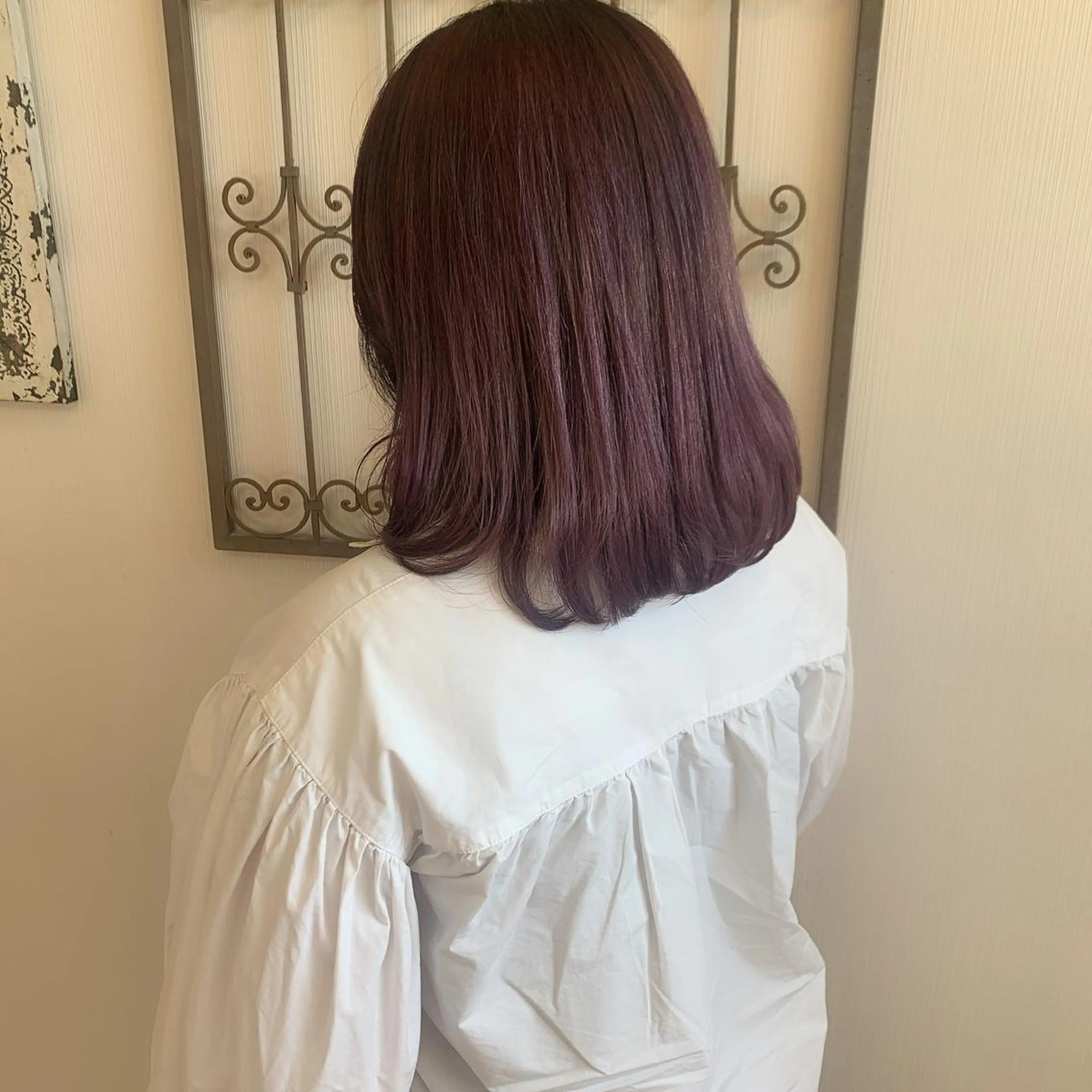 カラー 🩶韓国艶髪🇰🇷 下本夕綺のヘアスタイル