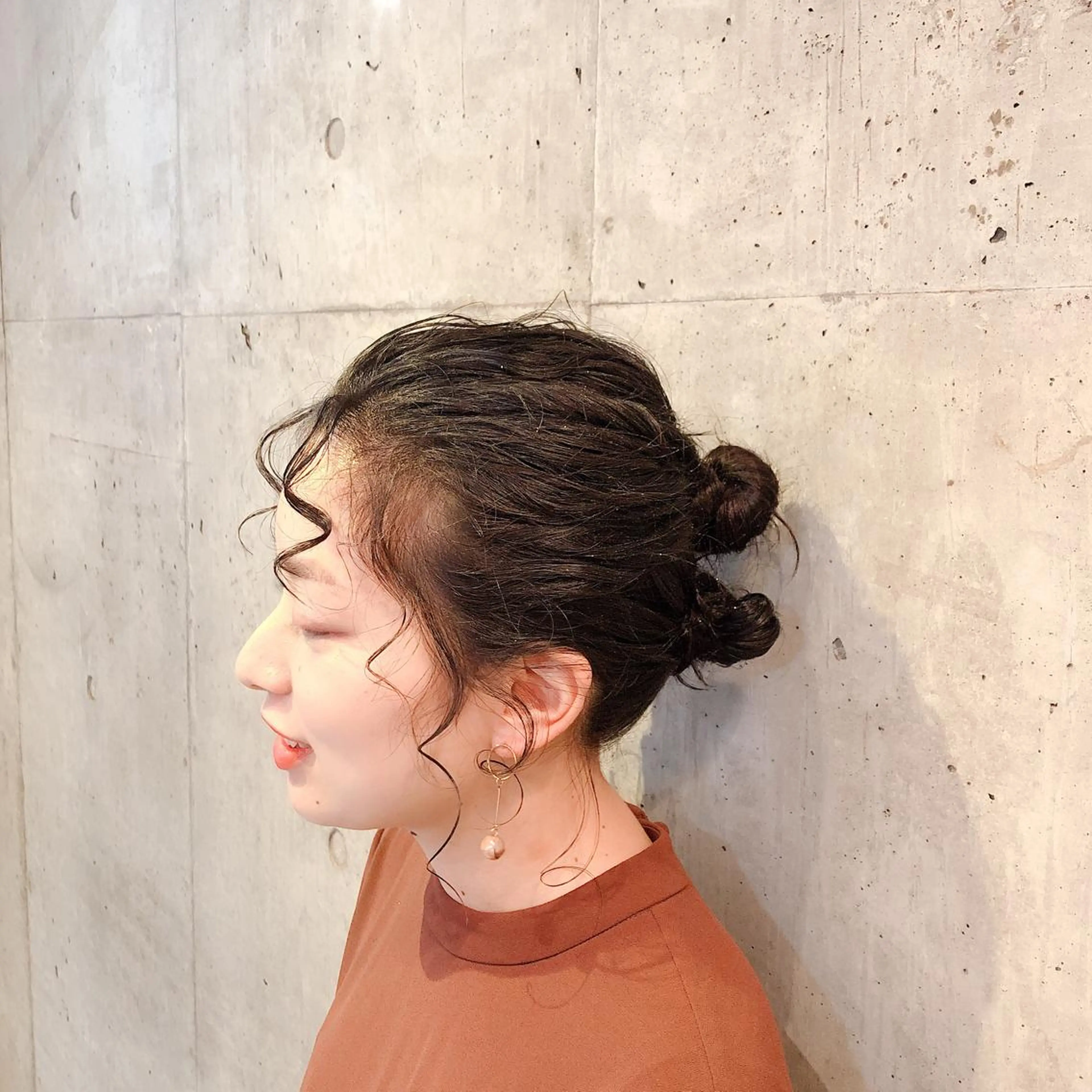 ミディアム ヘアアレンジ ✂︎岡根 京花✂︎のヘアスタイル