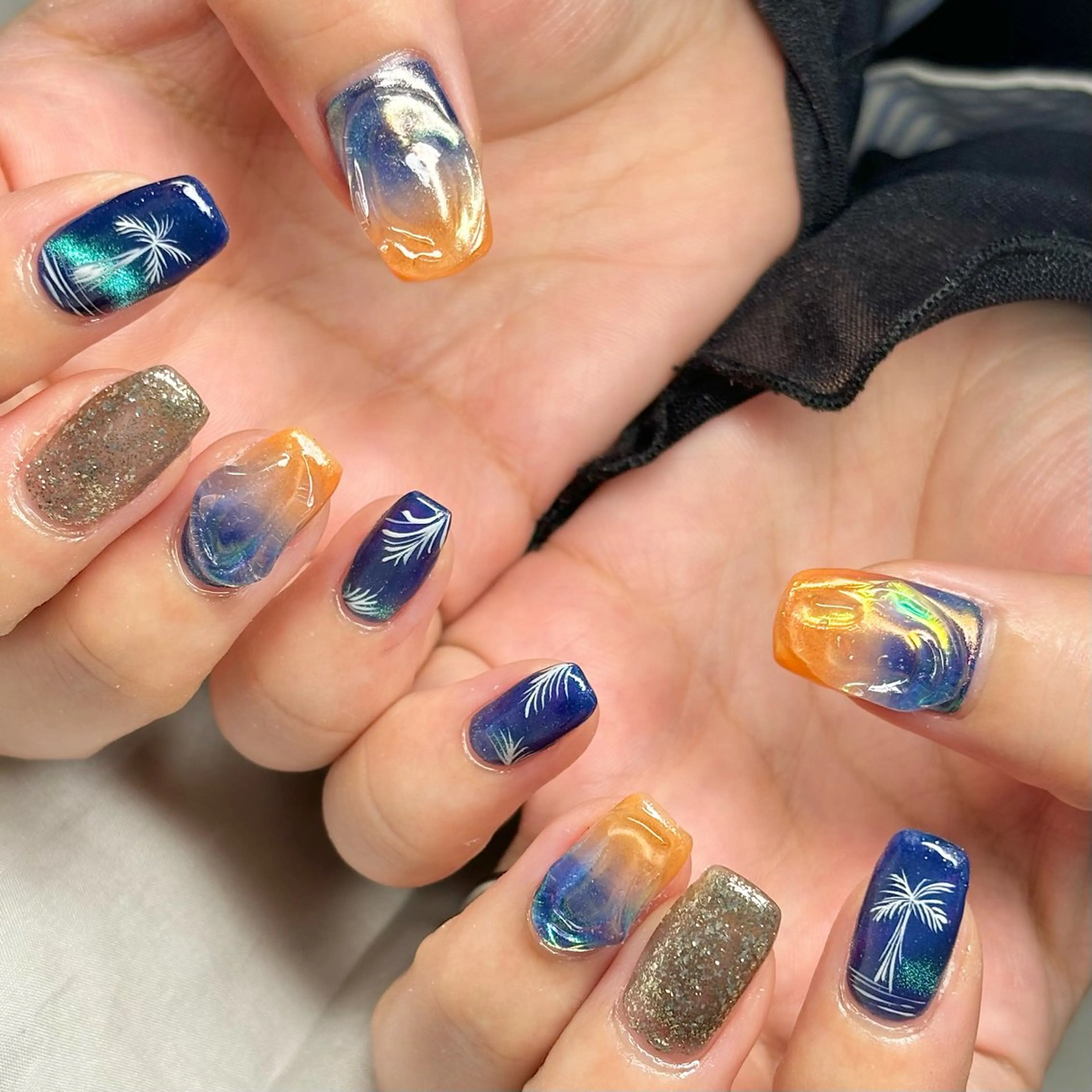 メンズ ネイル ハンドネイル ハンドケア nail&eye Aoのマツエク・マツパデザイン