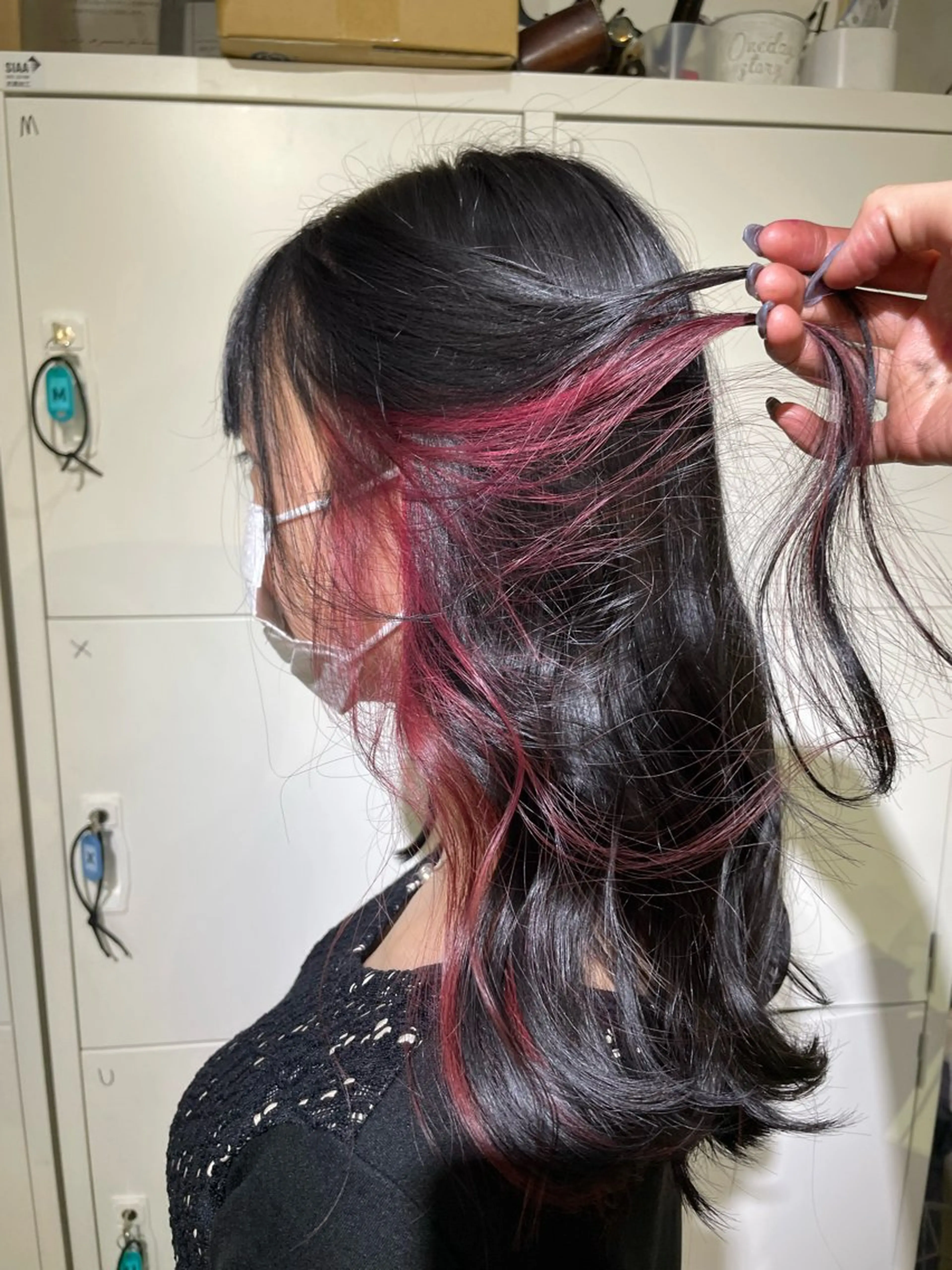 セミロング カラー ふかたさや🌟 艶感カラー🌟のヘアスタイル