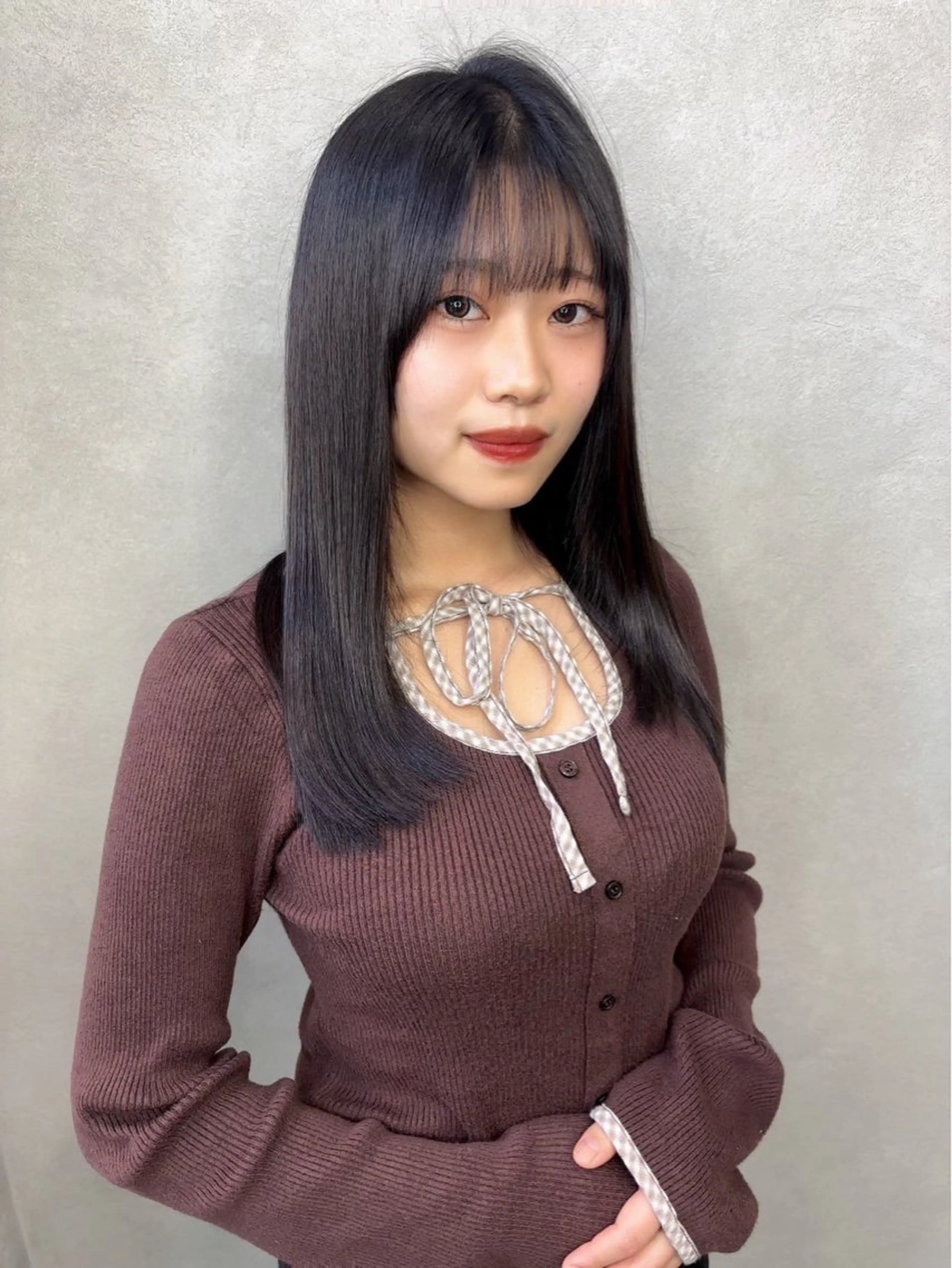 セミロング 縮毛矯正 【韓国ヘア ×髪質改善】内田のヘアスタイル