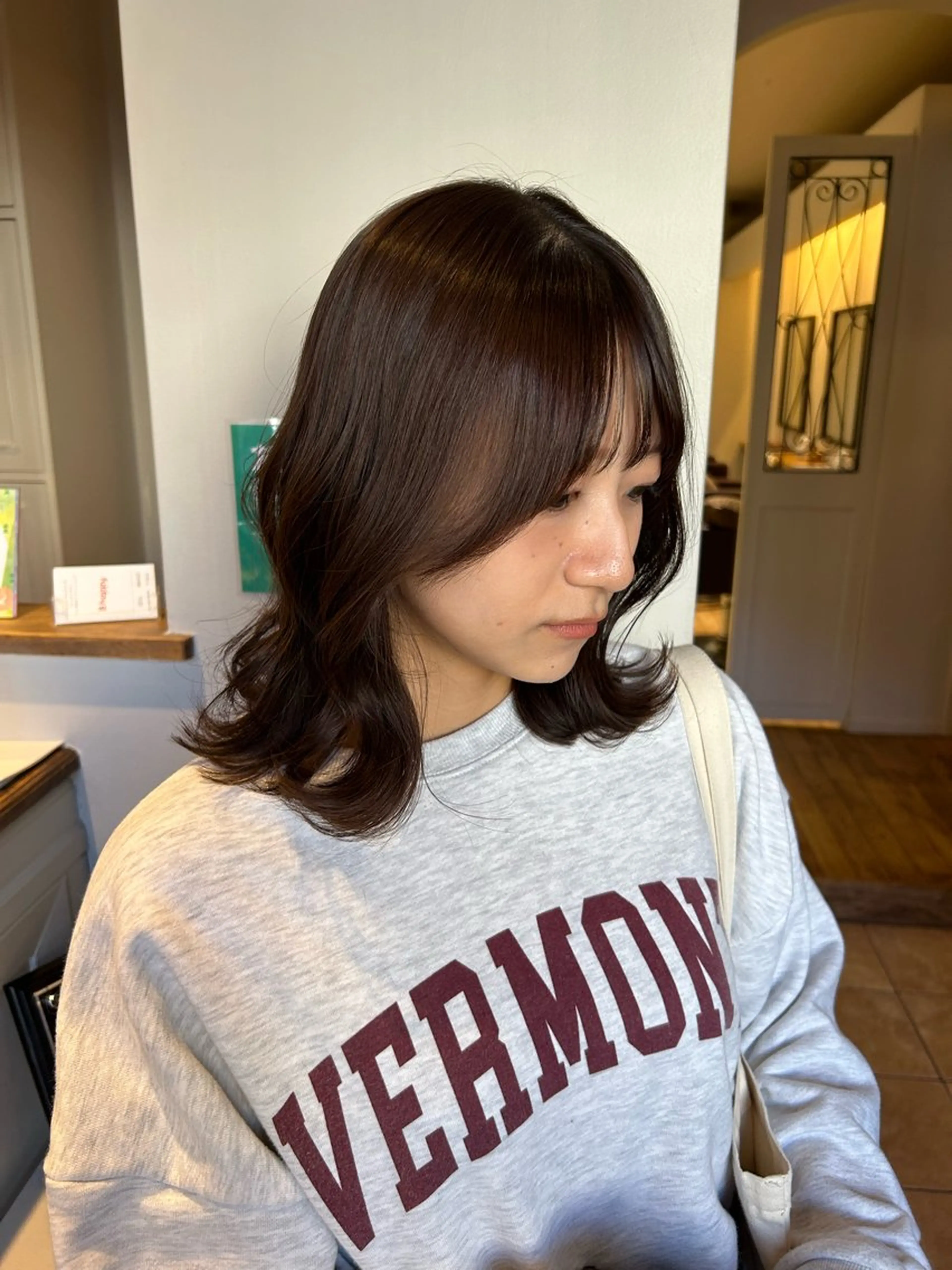 ミディアム カット 艶髪カラー×髪質改善 🎀中島鈴菜のヘアスタイル