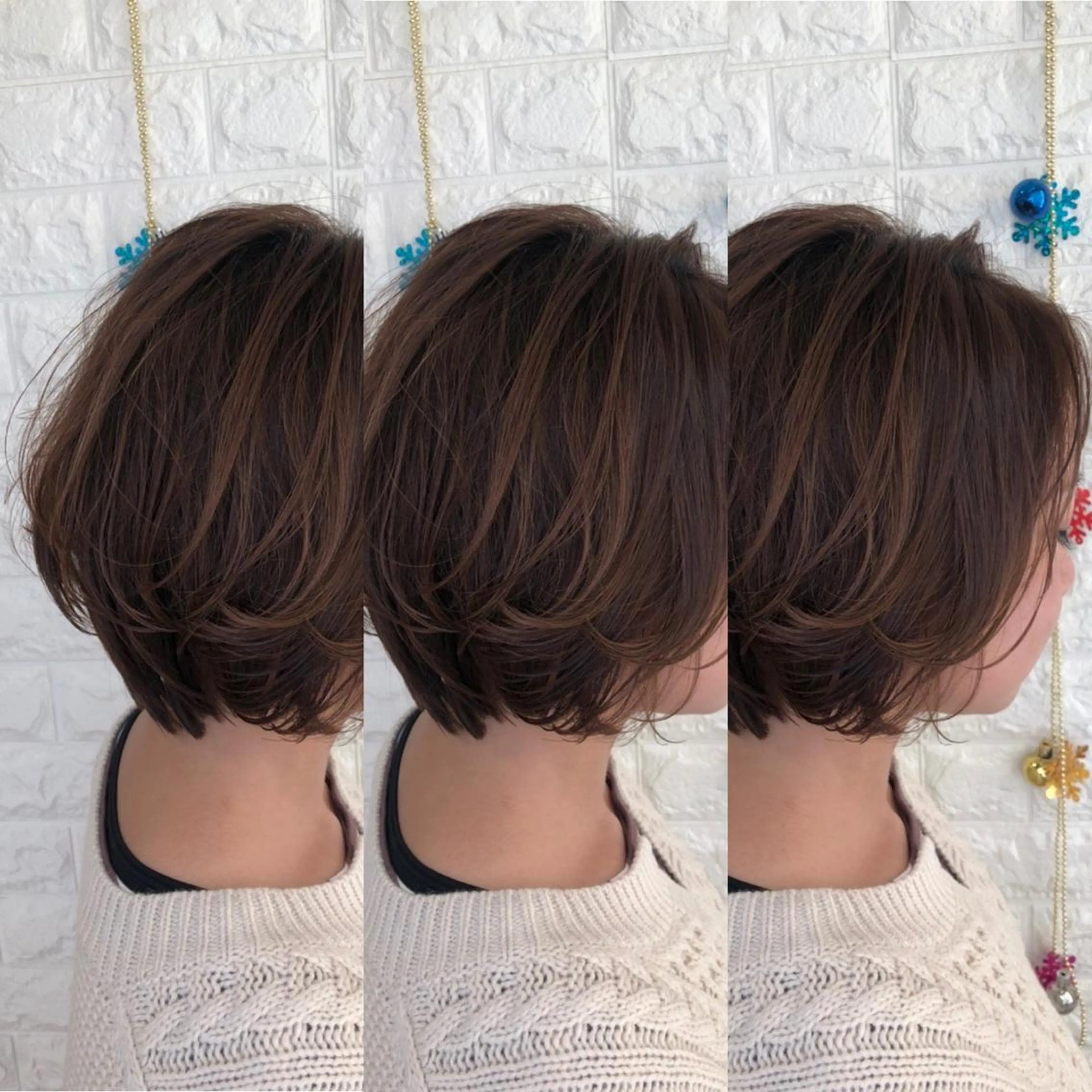 ショート カラー ヘアカラー トリートメント 金沢 広美のヘアスタイル