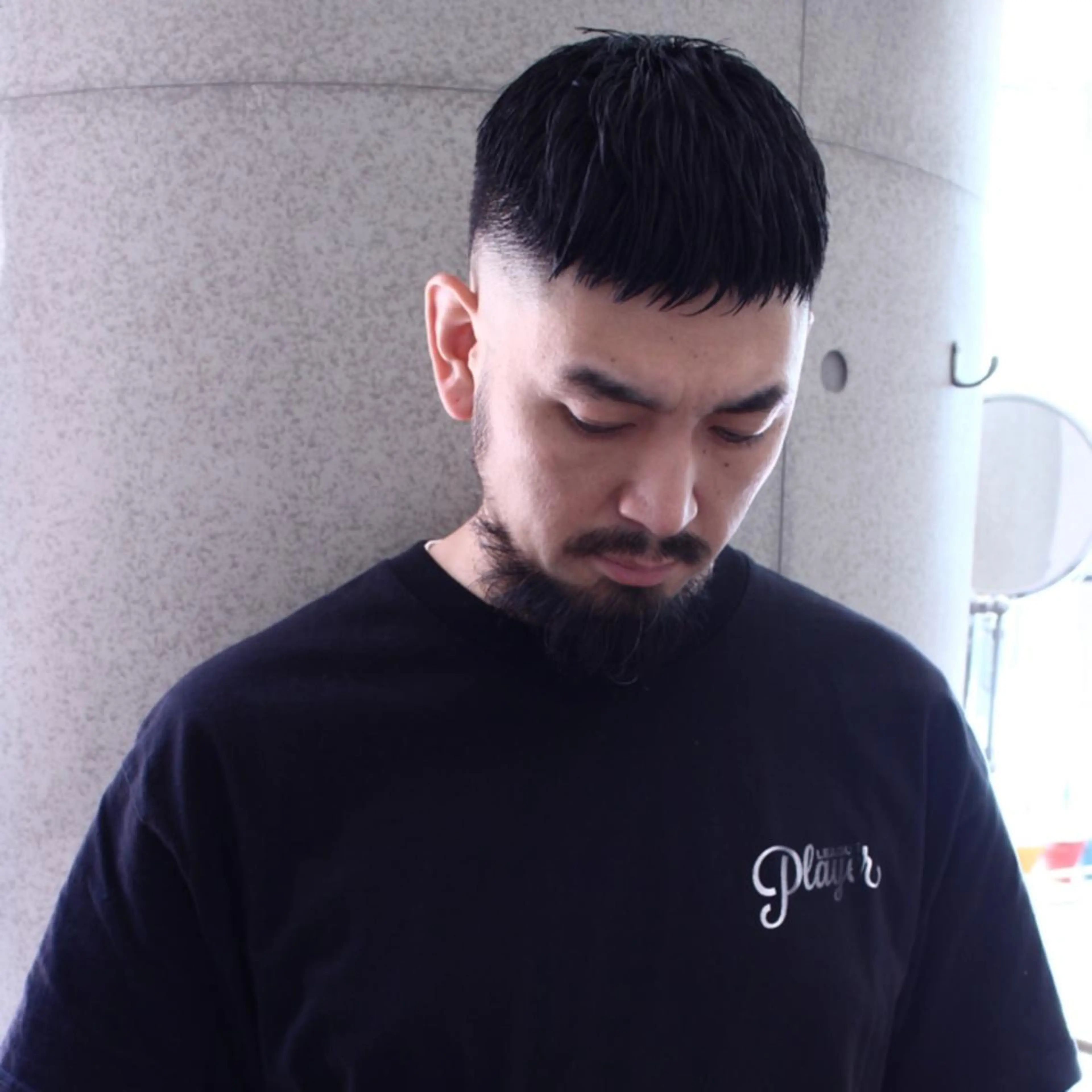 ショート カラー パーマ ヘアアレンジ メンズ BRUNTJET所属・MAEDA MADOKAのヘアスタイル