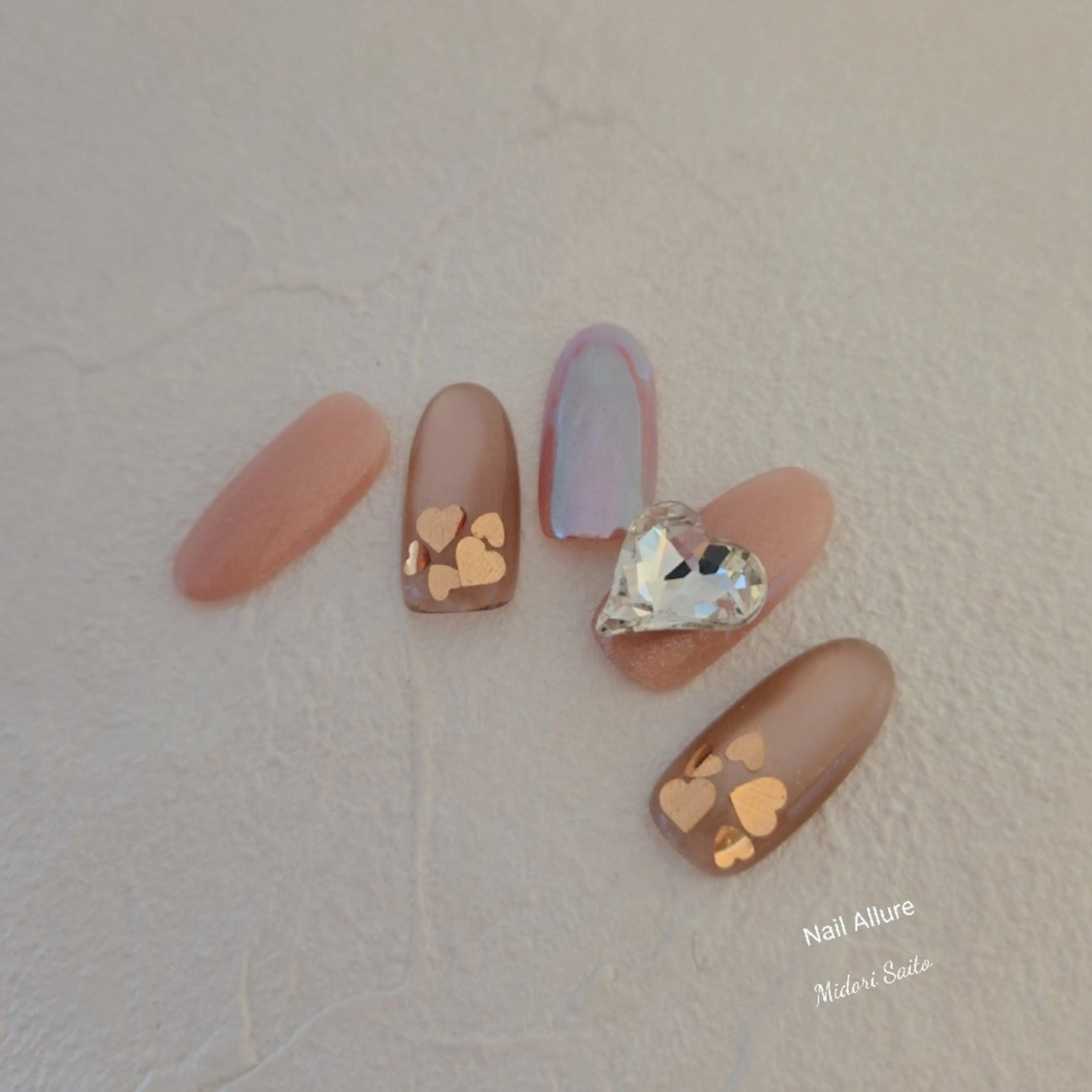 ネイル ジェルネイル スカルプネイル バレンタイン Nail Allure(ネイル アルーア)所属・Nail Allureのネイルデザイン