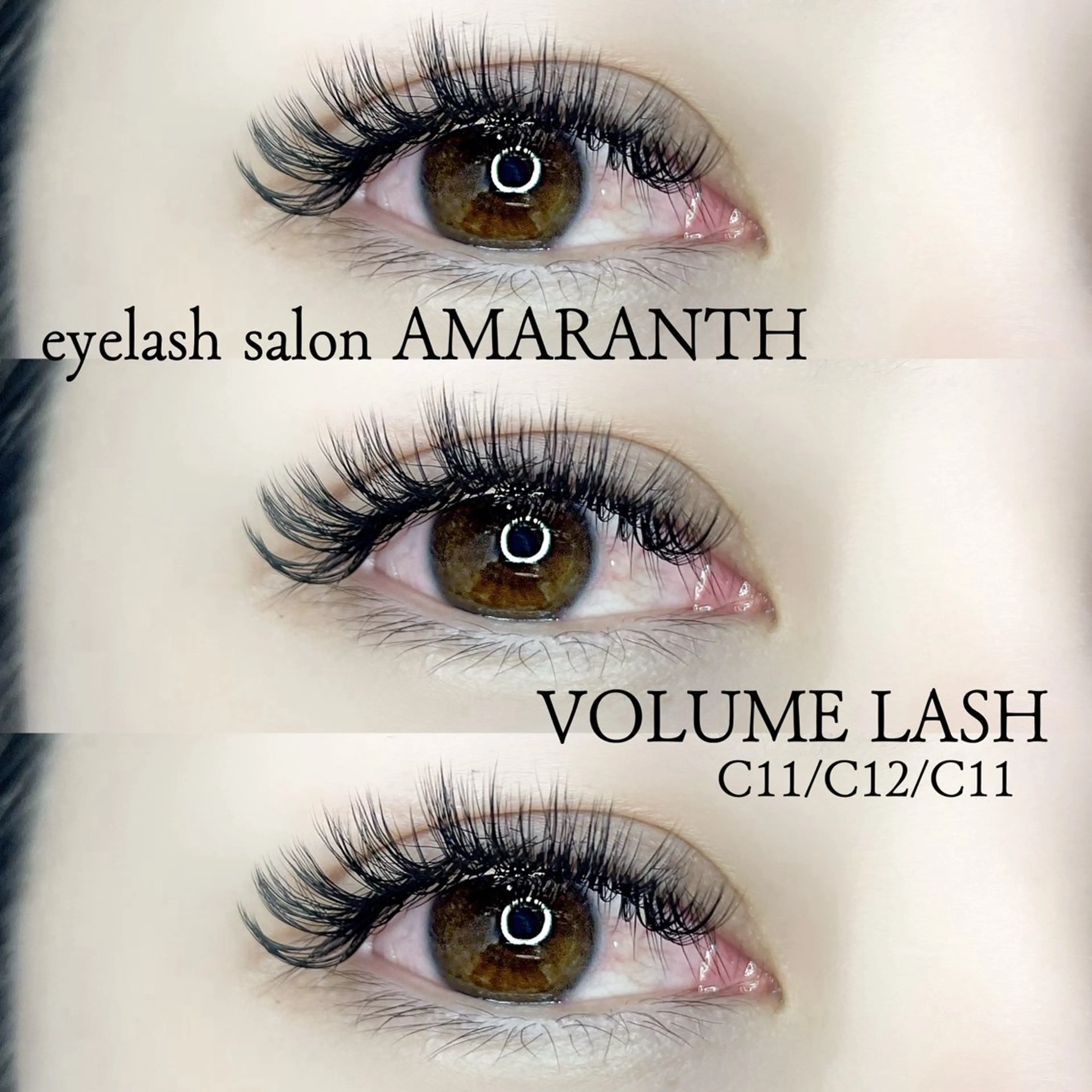 マツエク・マツパ ボリュームラッシュ 【Amaranth】 立川店🌟のマツエク・マツパデザイン