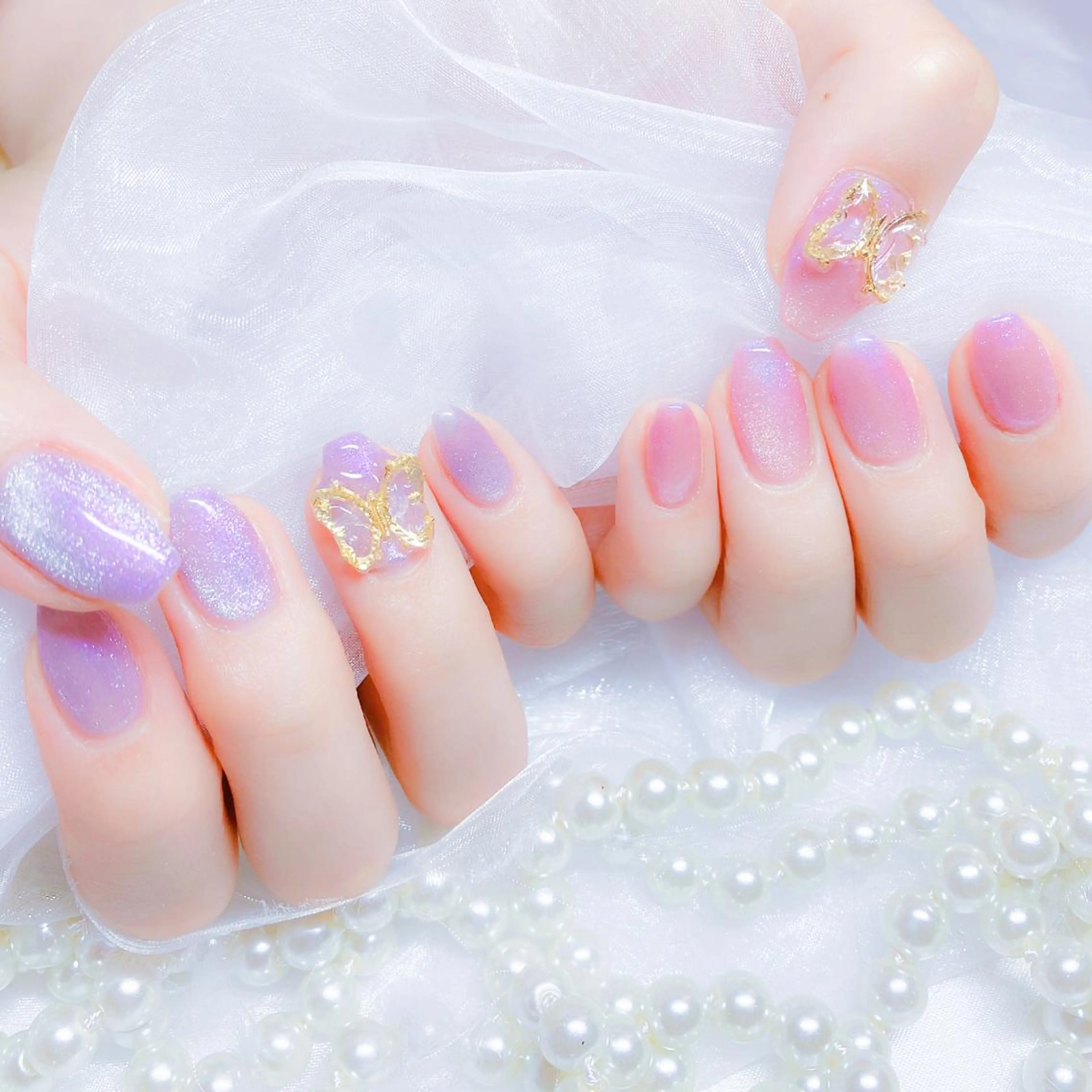 マグネットorオーロラネイル🦄✨の写真