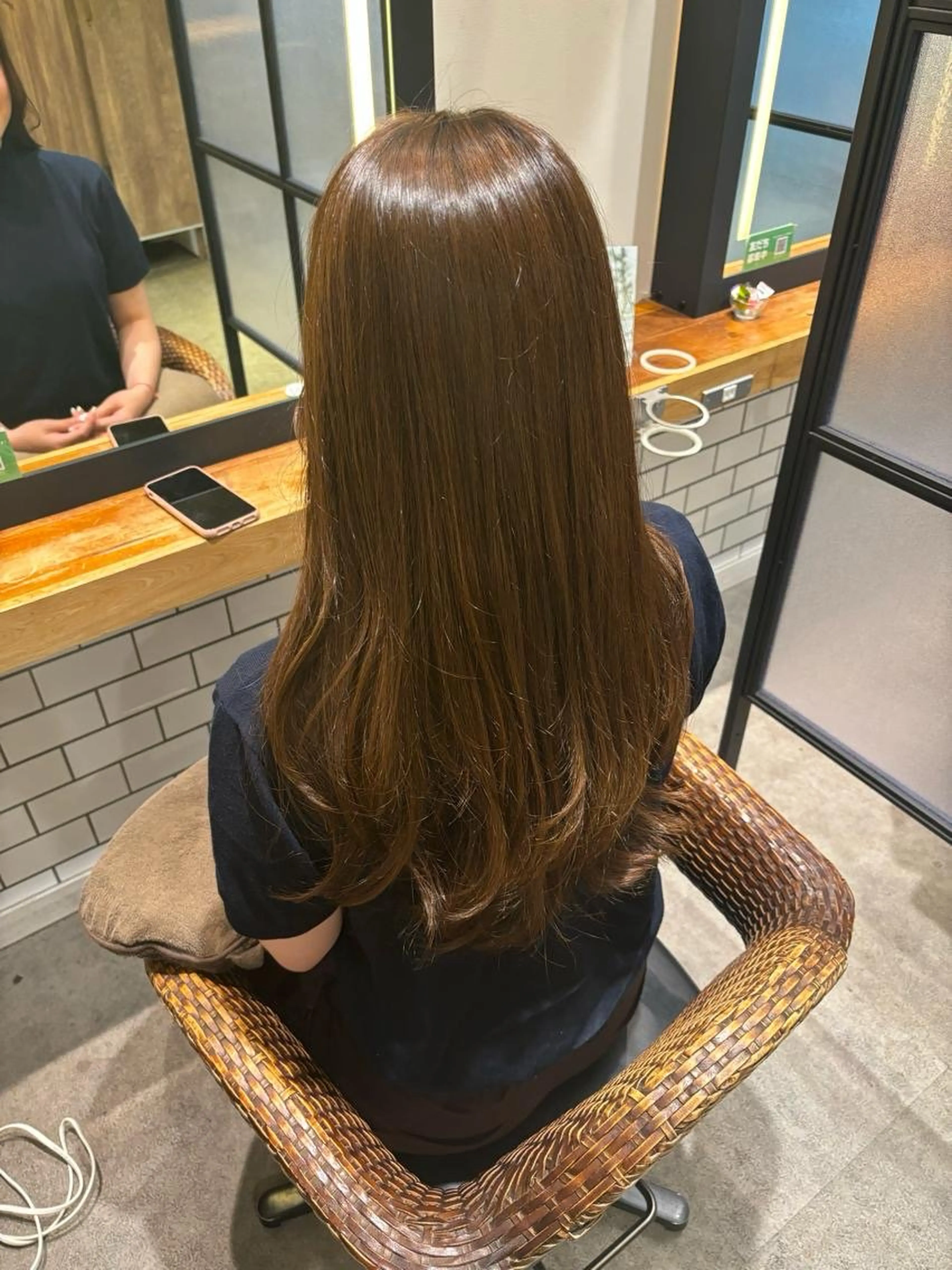 ロング トリートメント 暖色カラー🤎Red Neo　meiのヘアスタイル