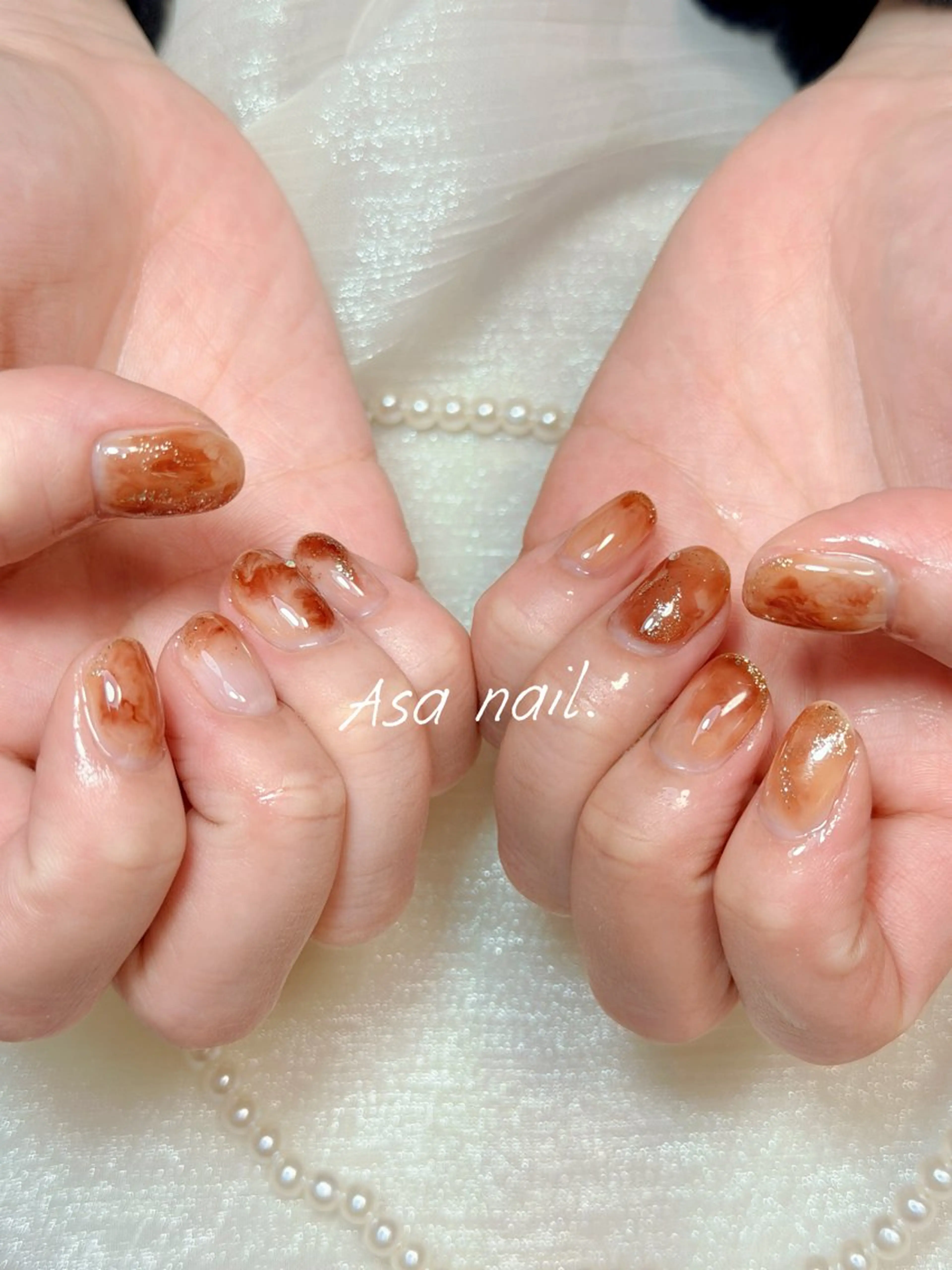 ネイル ニュアンスネイル Asa Nail 亀戸 平井のネイルデザイン