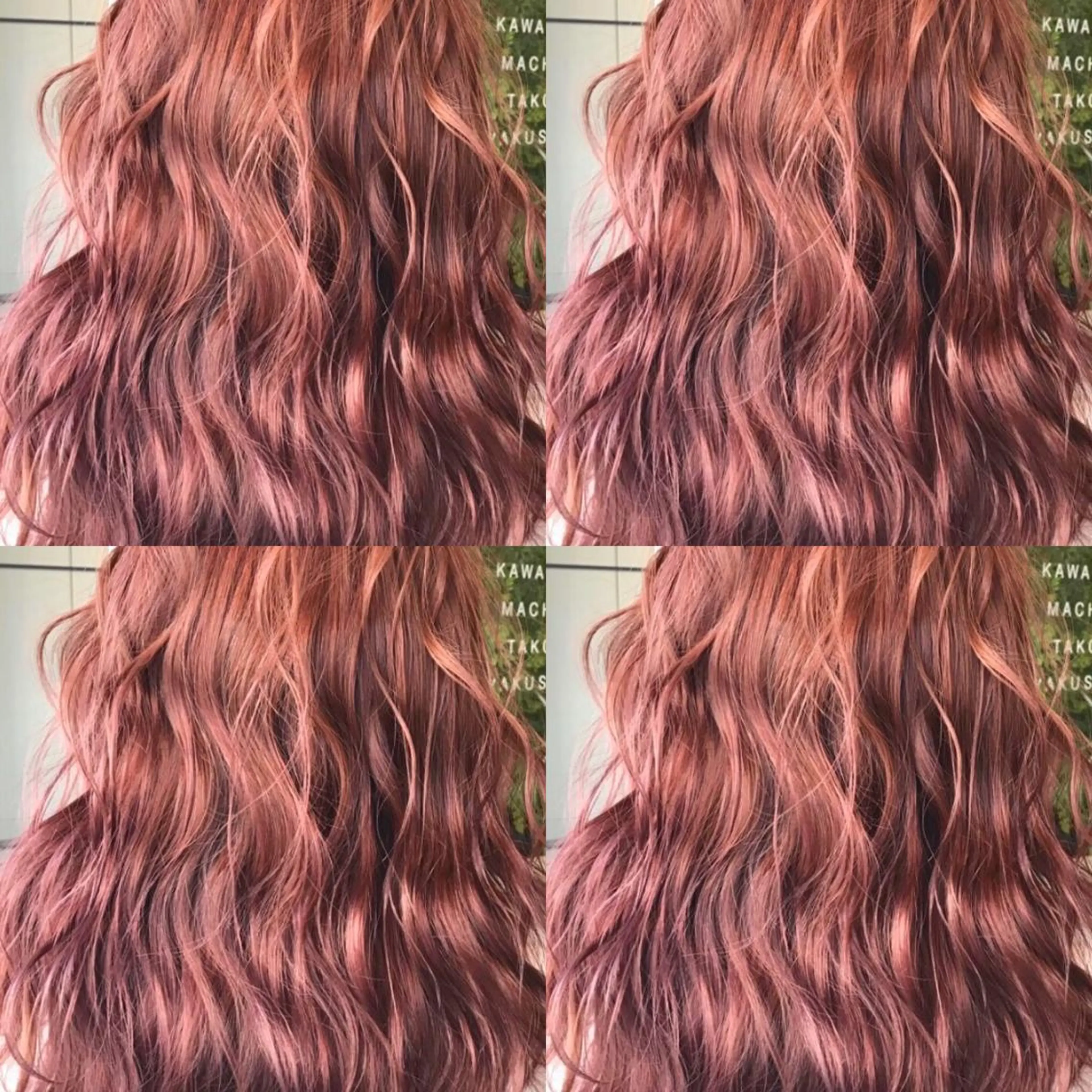 セミロング カラー Hanna by W_SALONのヘアスタイル