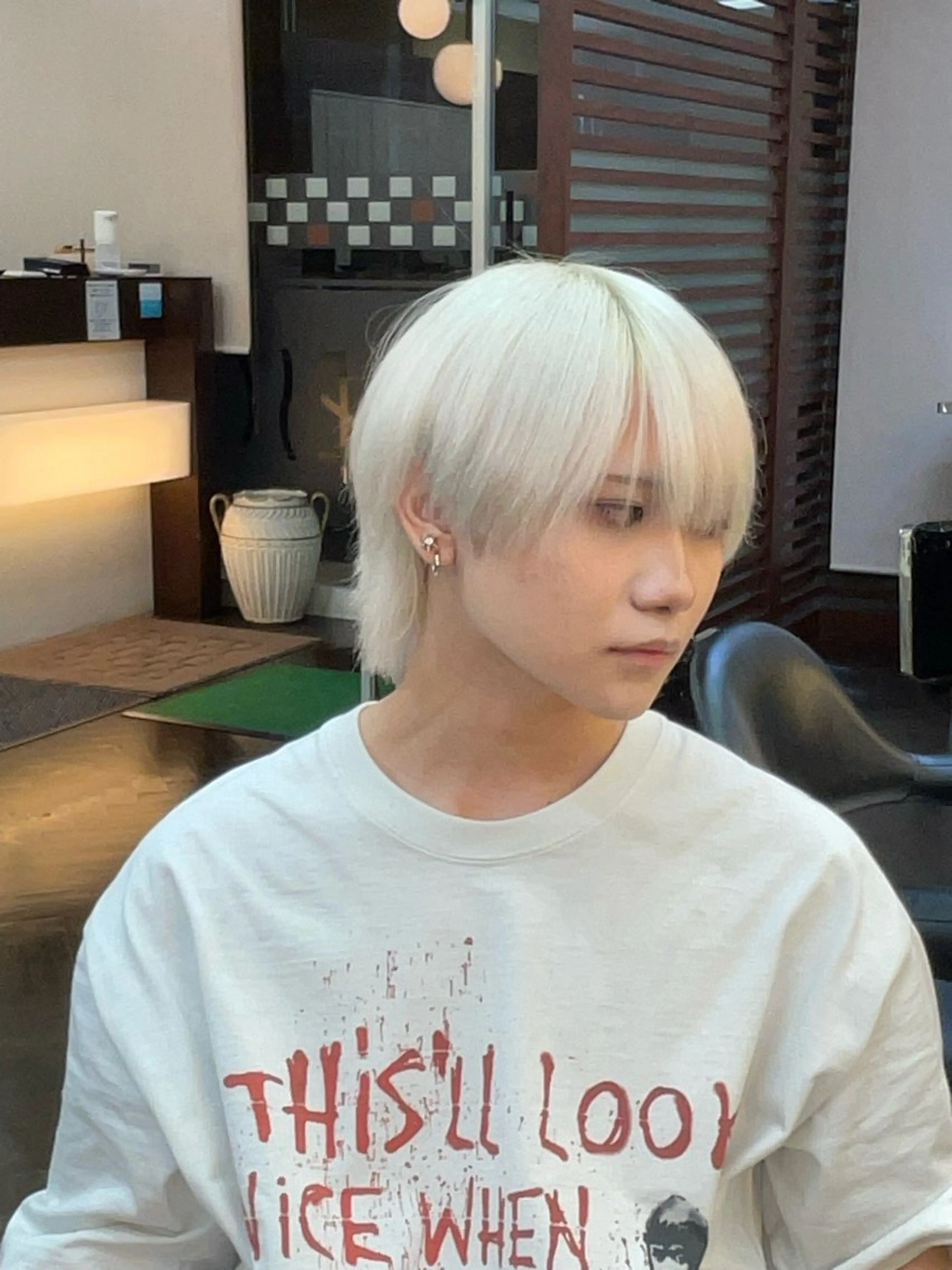 ショート カラー ブリーチ ハイトーン/ブリーチ 【特化】上野 瑞貴のヘアスタイル