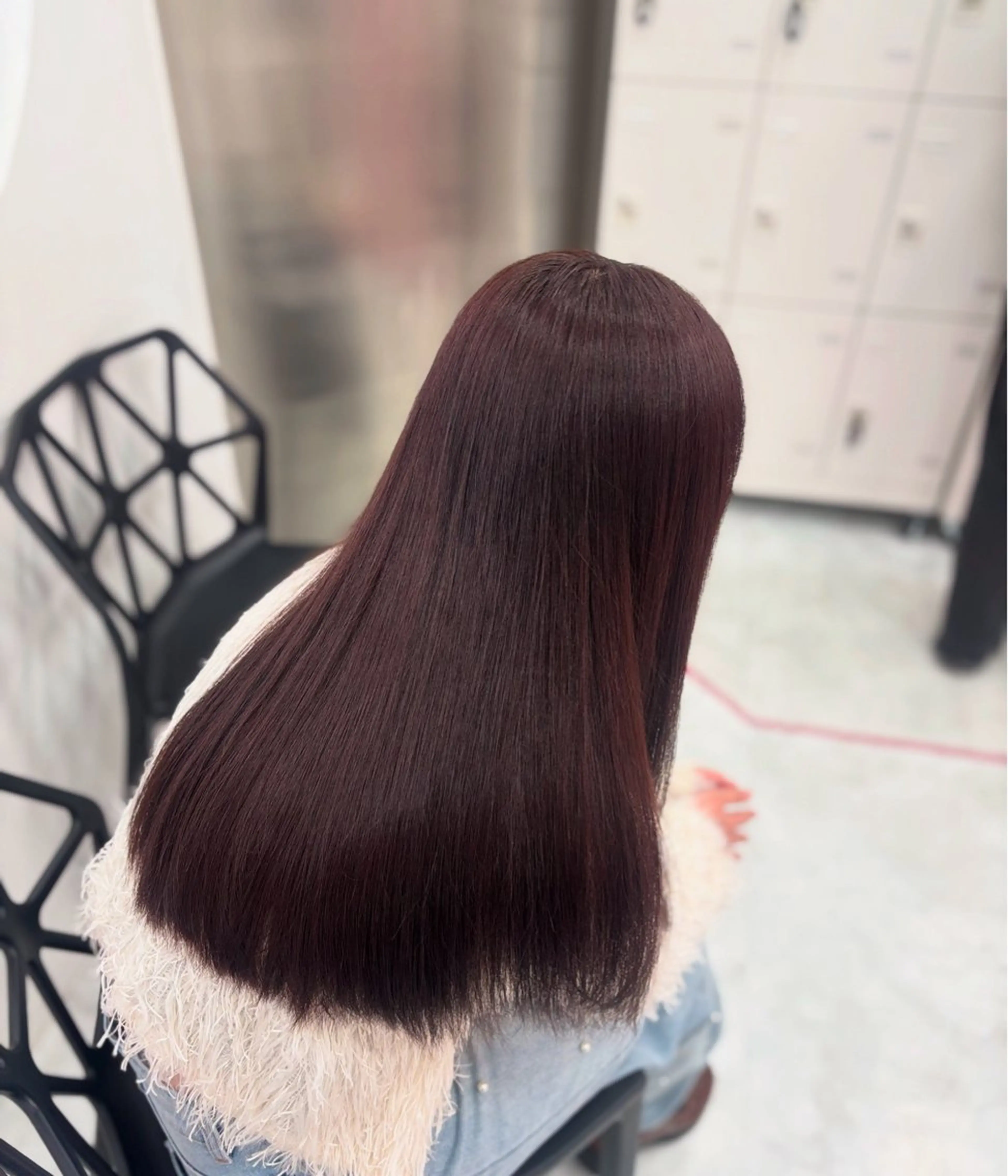 ロング カラー カット ヘアカラー トリートメント 🤍レイヤー/顔周り 暖色hirari🤍のヘアスタイル