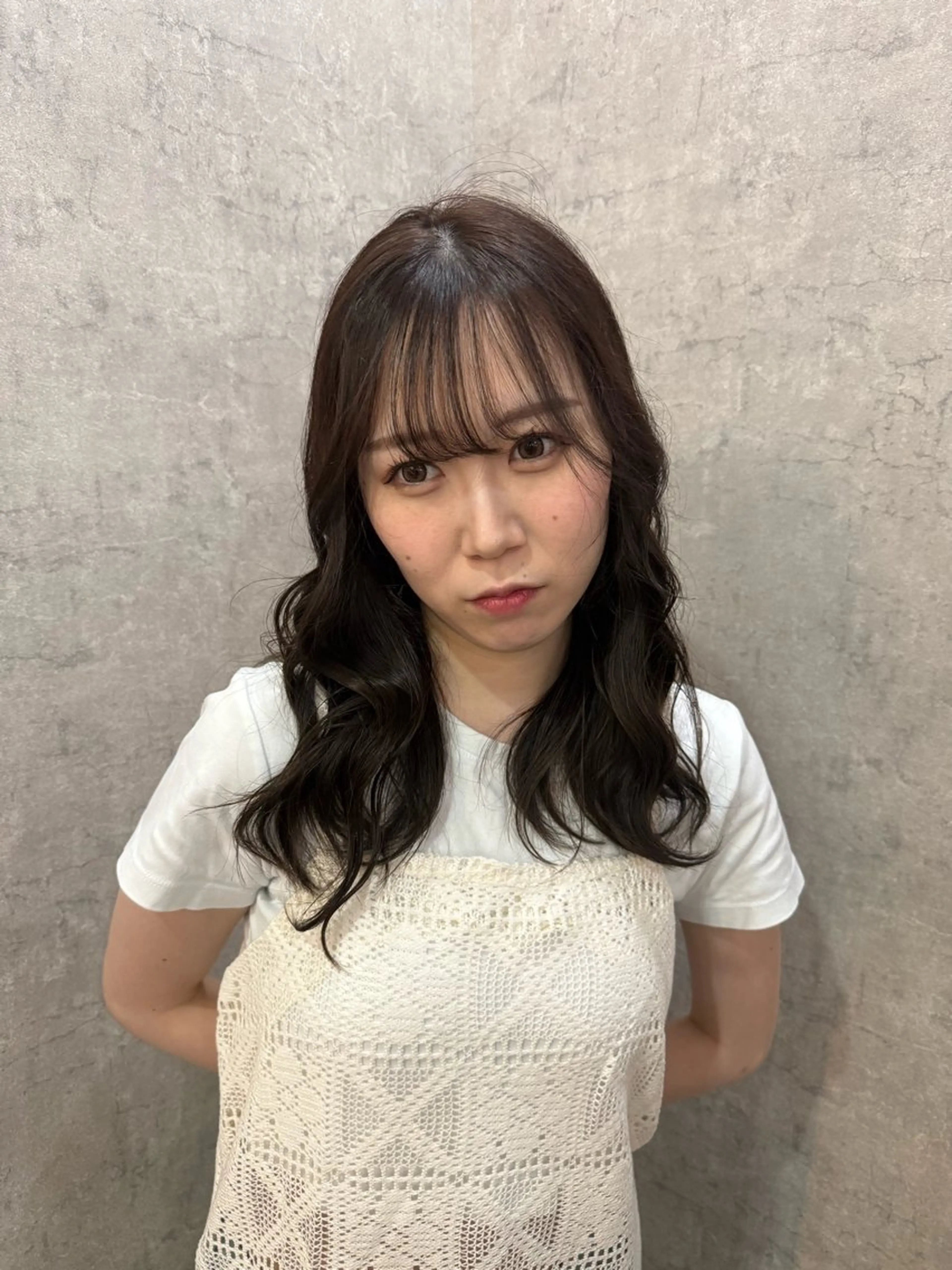 セミロング 櫻井 サクラのヘアスタイル