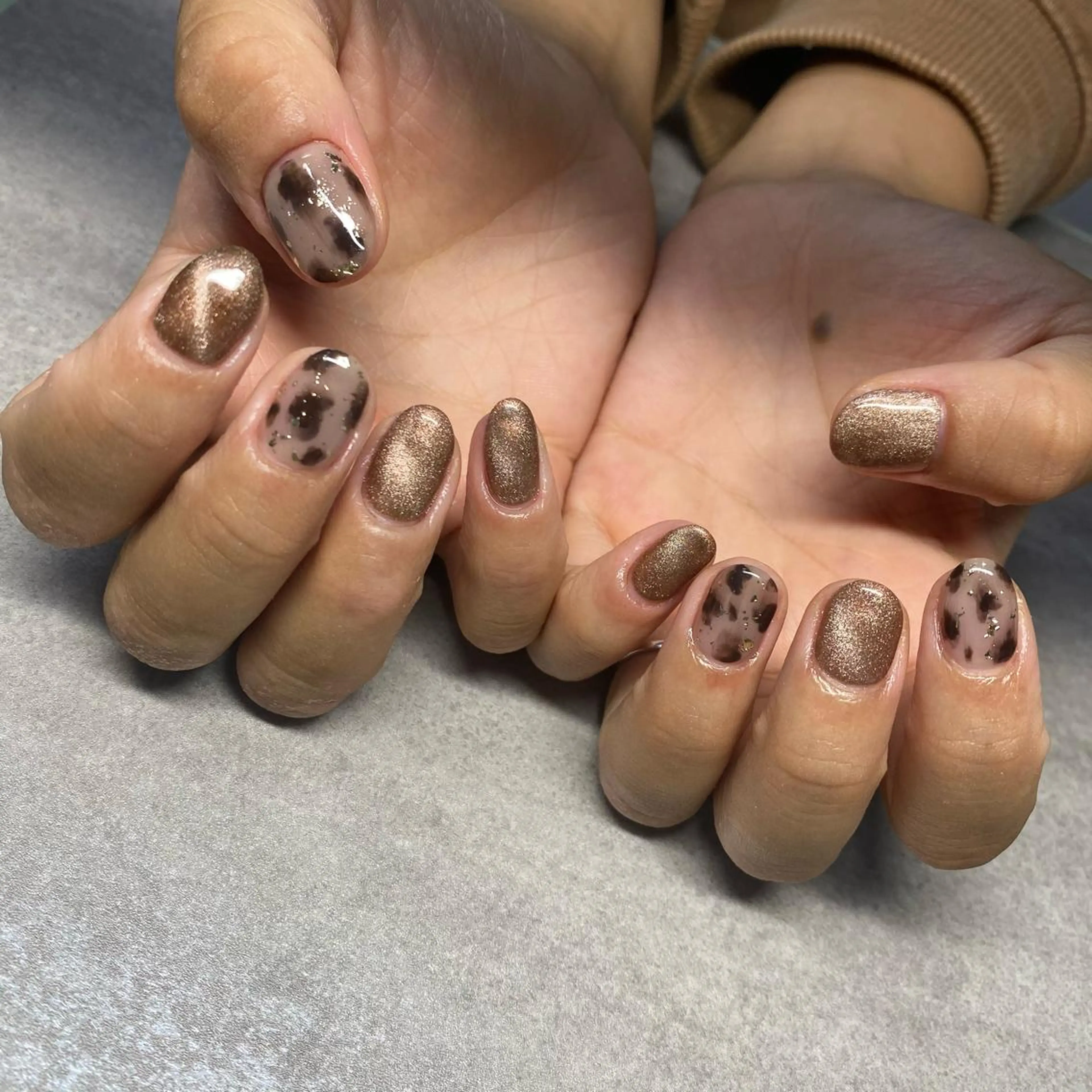 ネイル マグネットネイル ハンドネイル ND  NAIL Ayakaのネイルデザイン