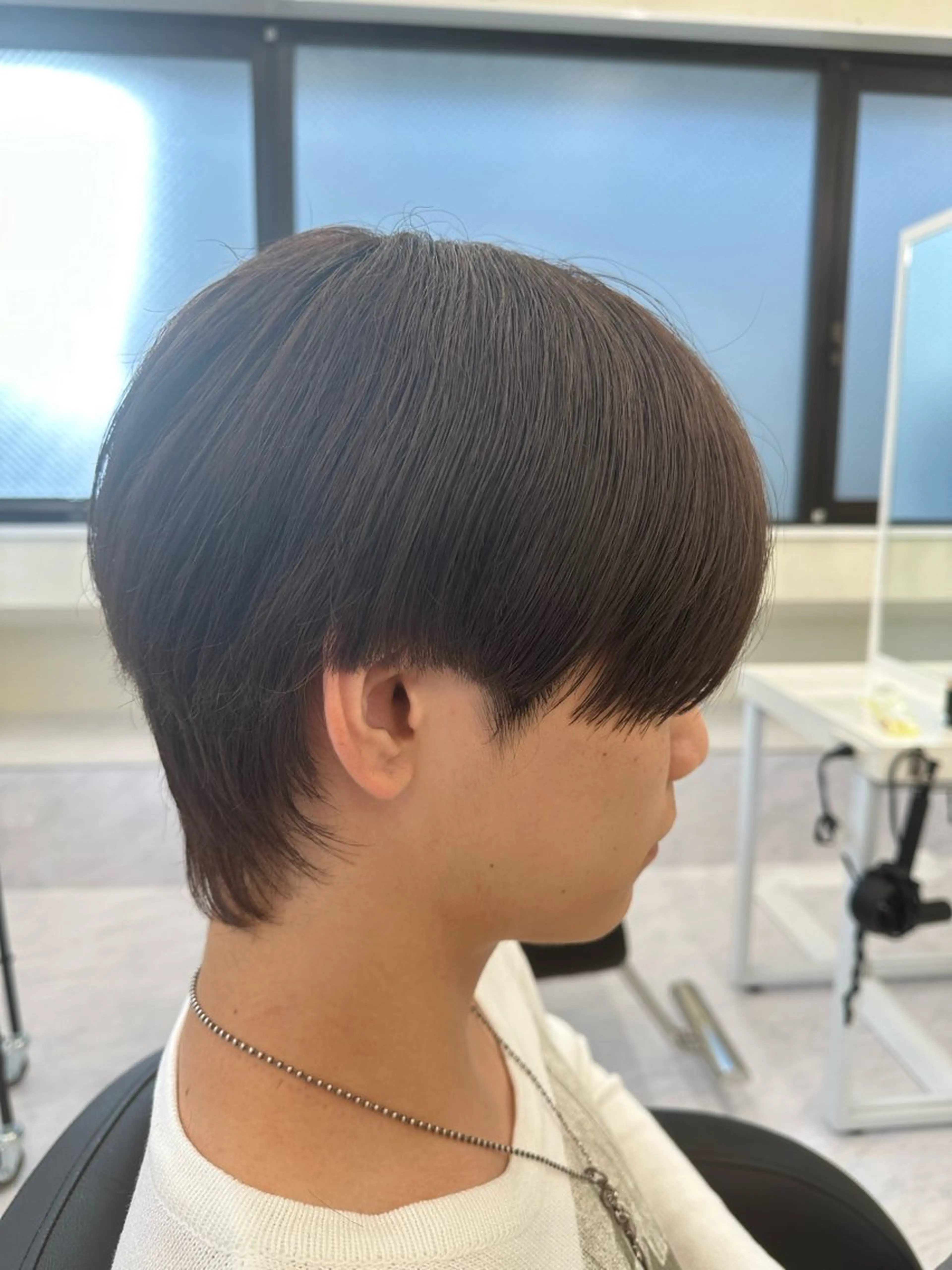 カラー メンズ ブラウンカラー 岡部 琉斗のヘアスタイル