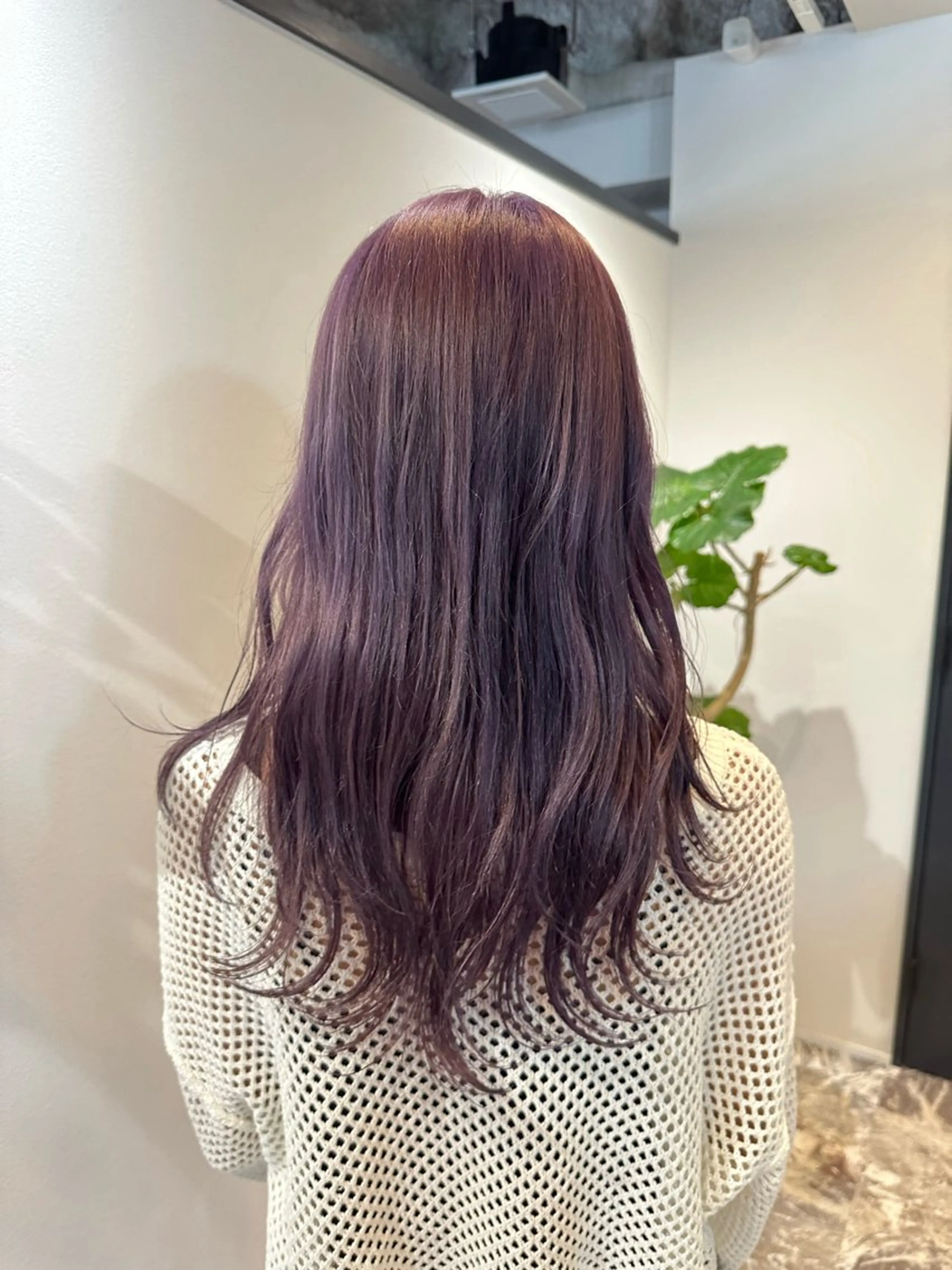 ロング カラー ブリーチ ケアブリーチ ラベンダーカラー ピンクカラー ピンクラベンダー ヘアカラー トリートメント 山下恋佳/矢場町/ ブリーチ/ショートのヘアスタイル
