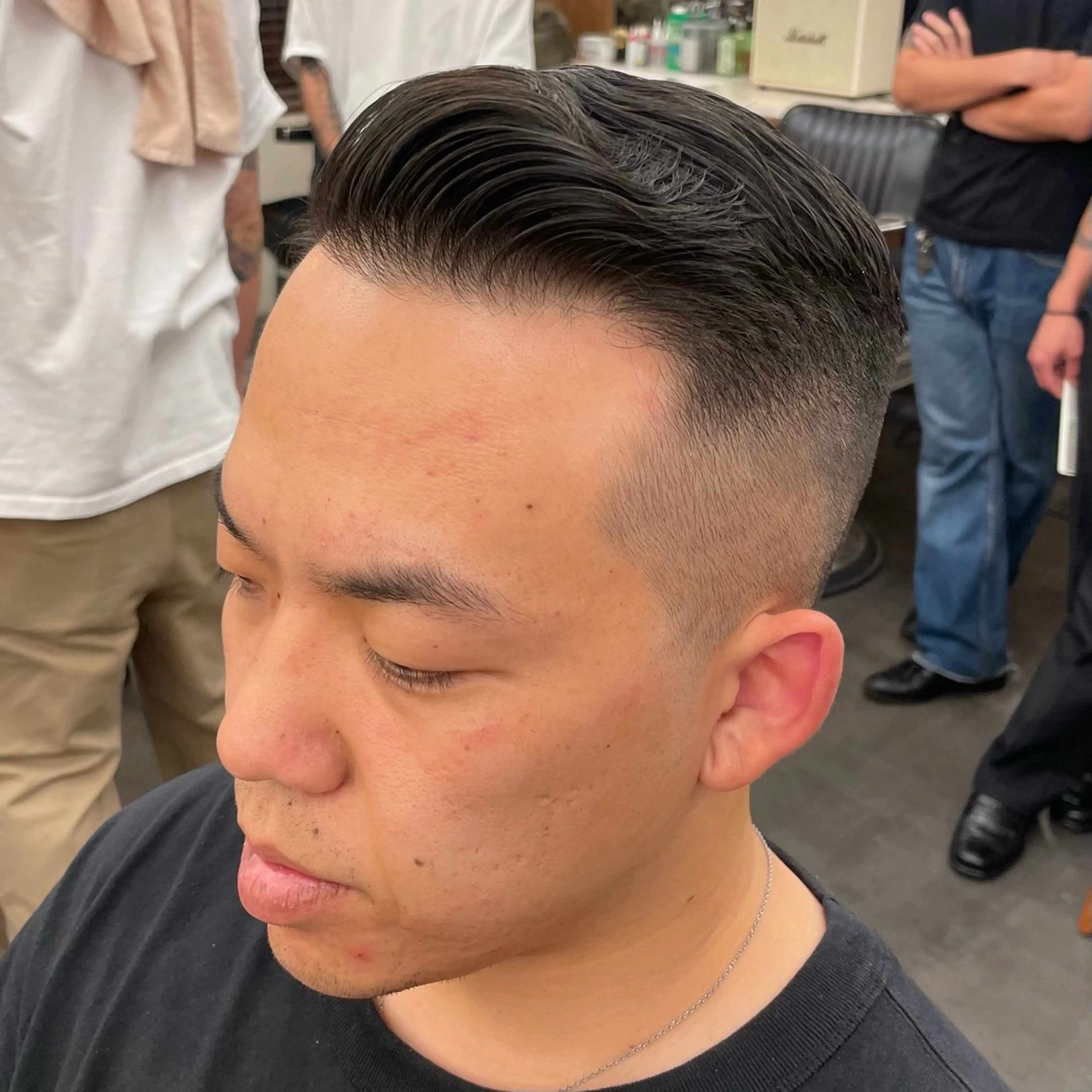 ショート メンズ フェードカット Taka【バーバー /フェードカット】のヘアスタイル