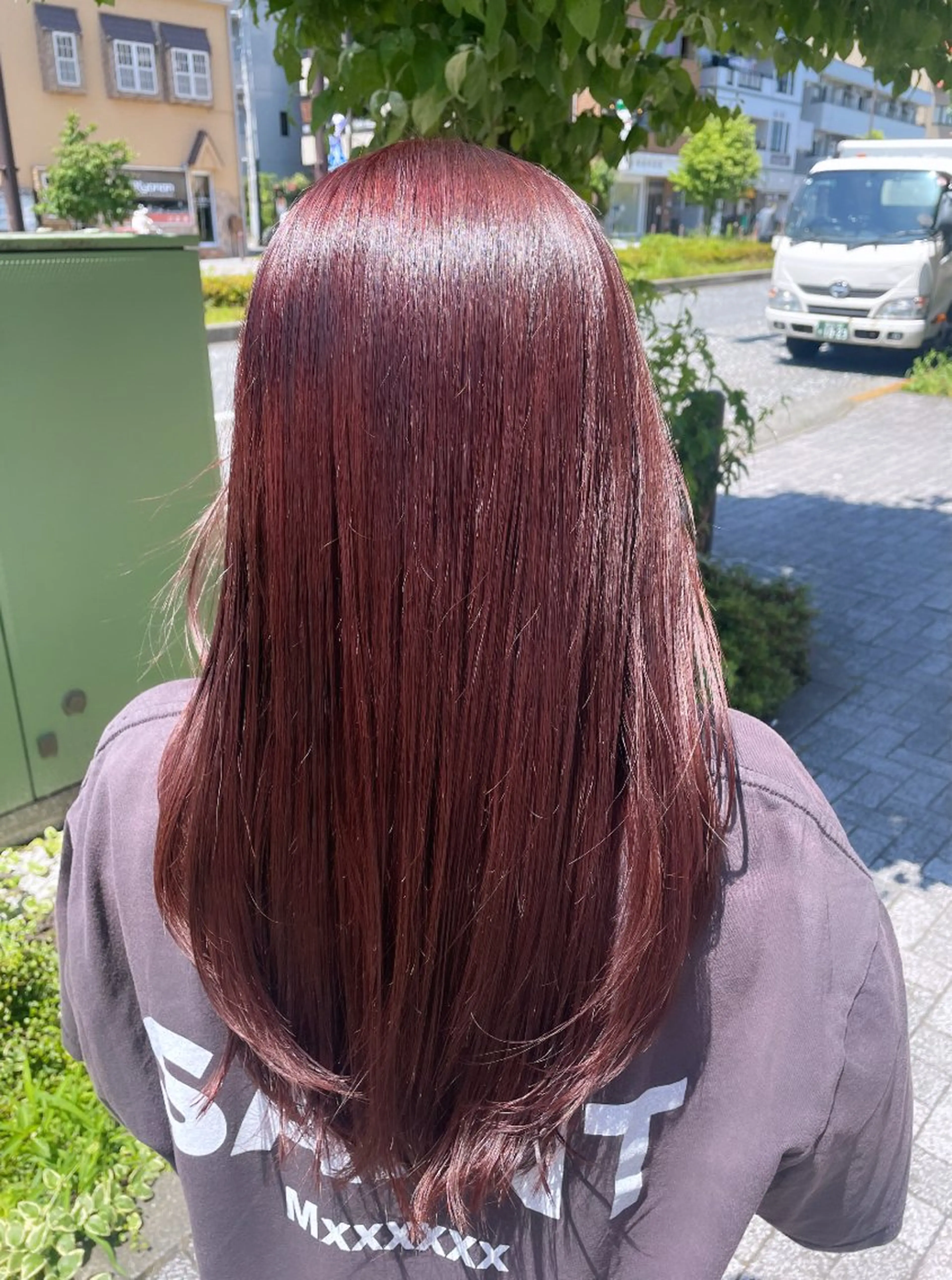 ロング カラー ヘアカラー トリートメント 💞暖色カラー 💞risaのヘアスタイル