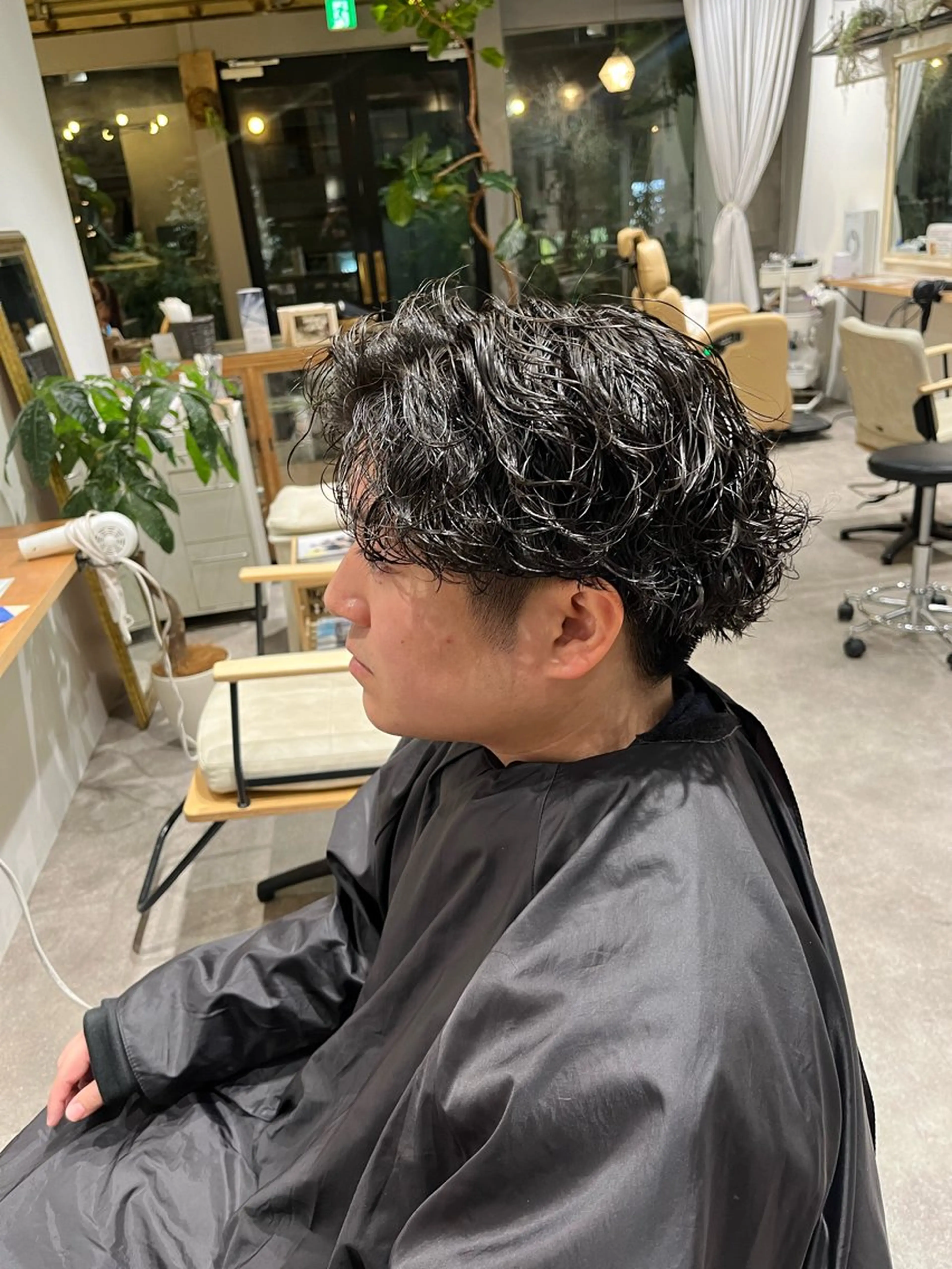 メンズ カット パーマ ZEST kalon RINAのマツエク・マツパデザイン