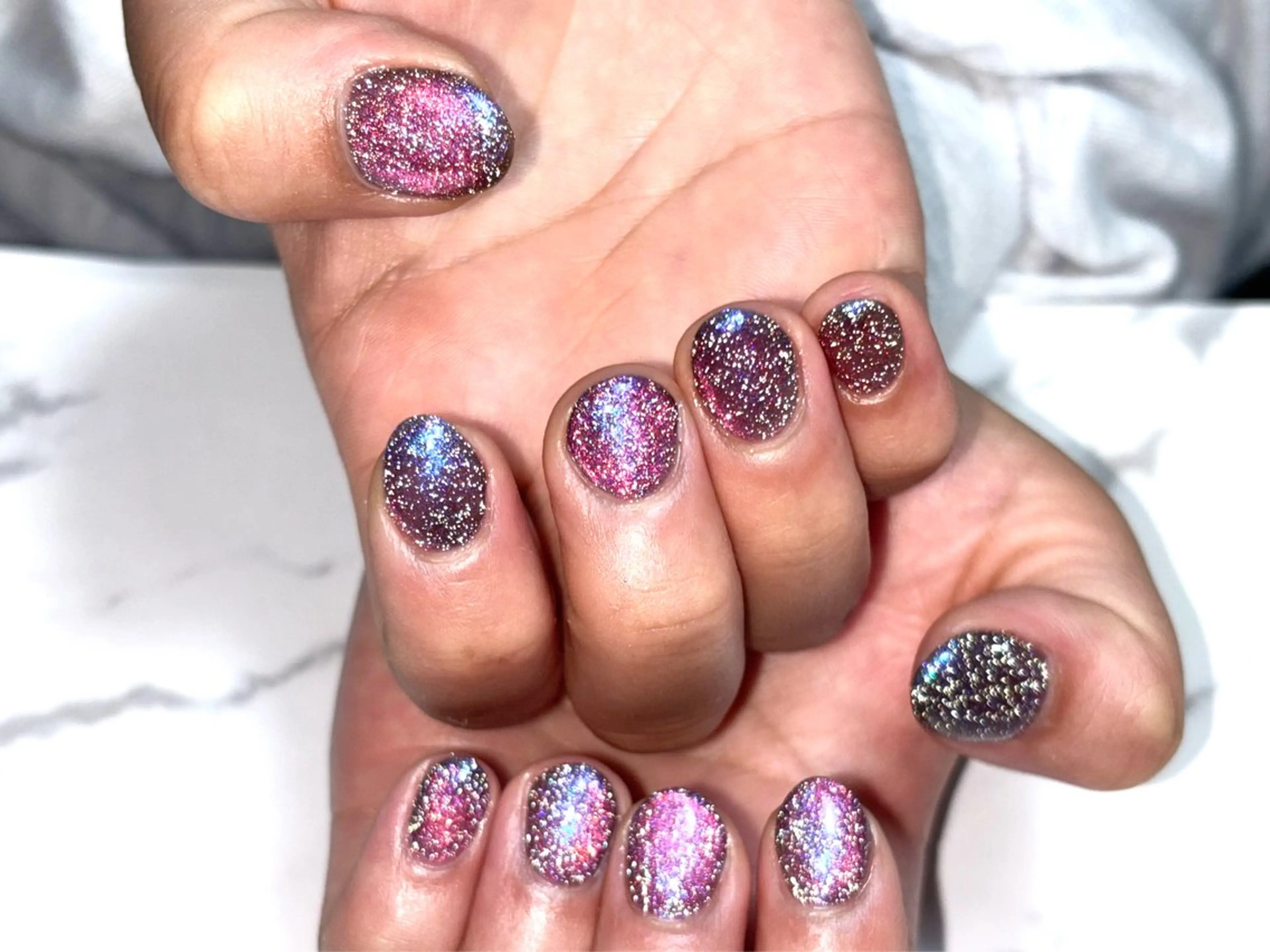 ネイル フラッシュネイル フラッシュマグ マグネットネイル Nail&Spa SeaGlass所属・SeaGlass tomoのネイルデザイン