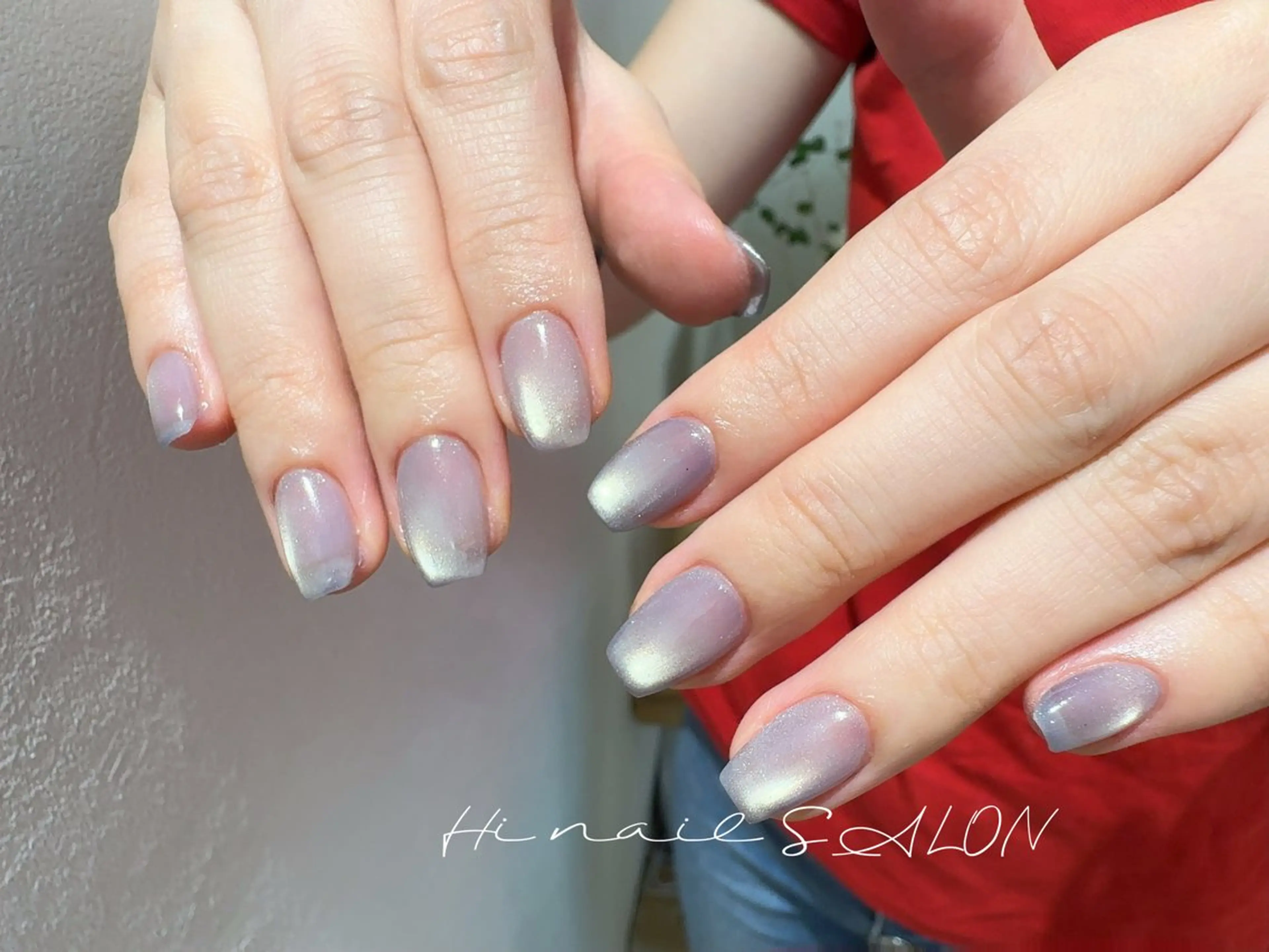 ネイル チークネイル フラッシュネイル フレンチネイル 韓国ネイル マグネットネイル ハンドネイル Hi nail 池袋東口のネイルデザイン