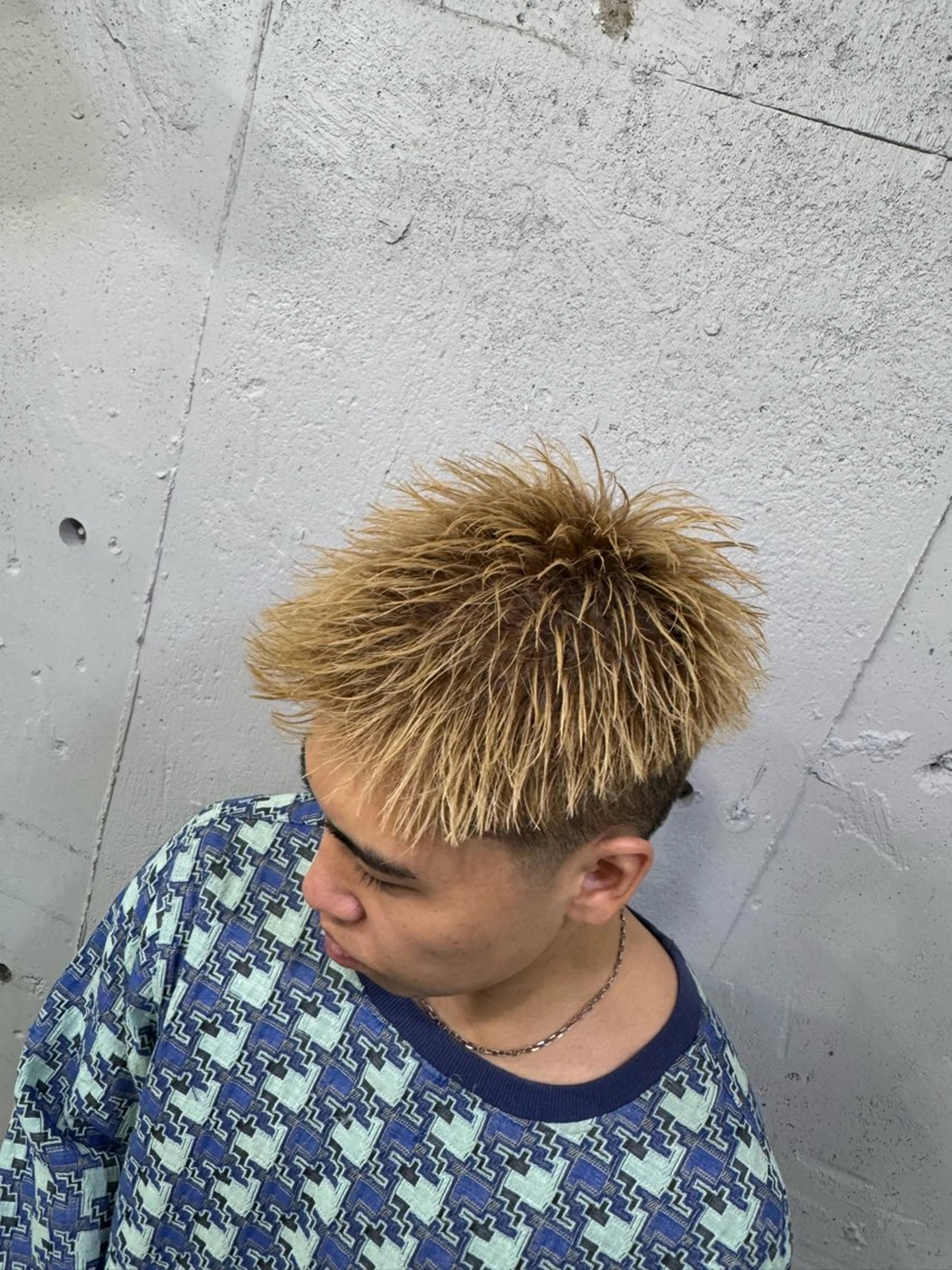 ショート メンズ モヒカン era2d所属・マコト/心斎橋 メンズ専門店のヘアスタイル