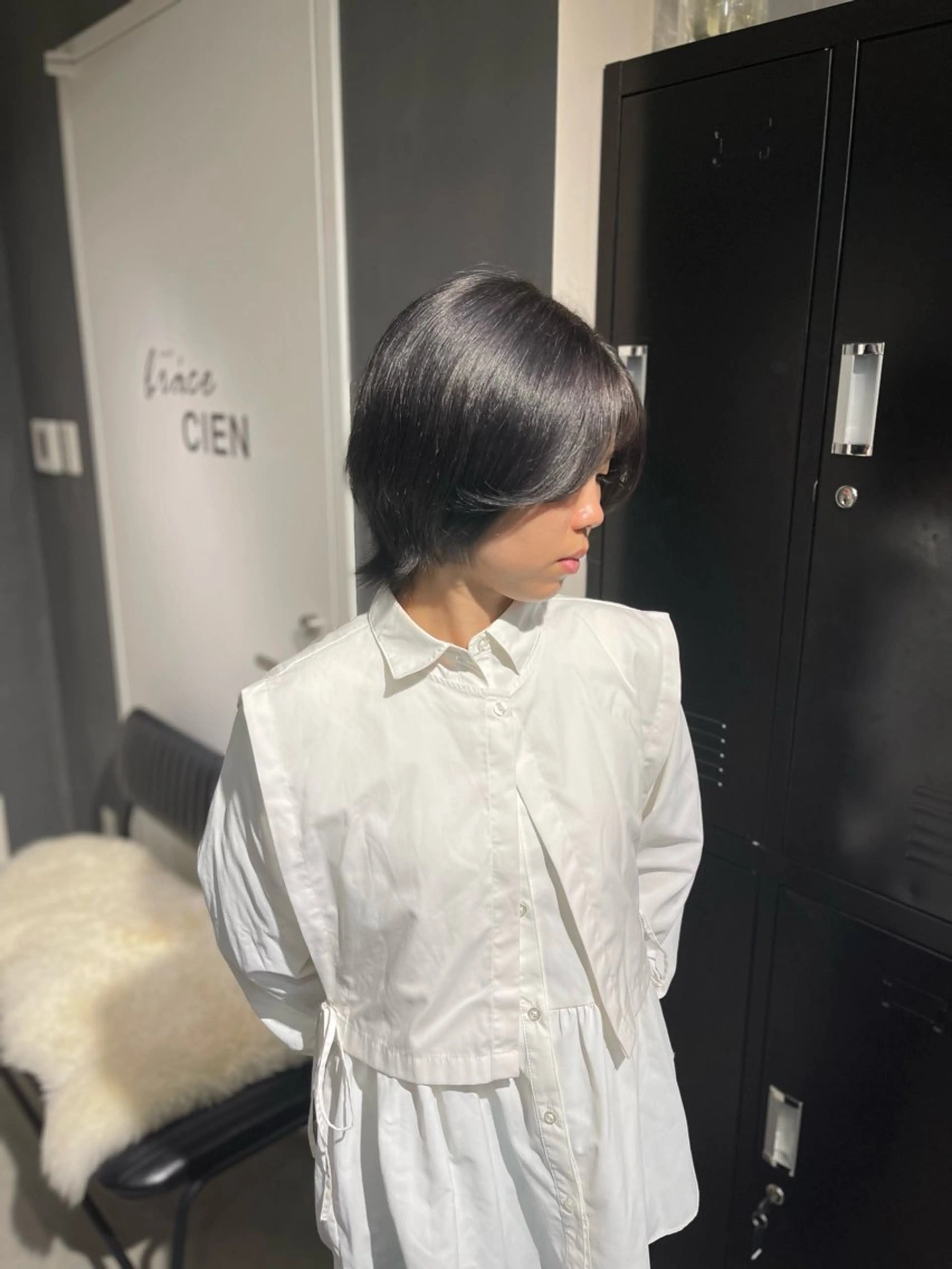 ショート カラー カット ヘアカラー トリートメント 堀江/透明感カラー /艶髪/NENE🫧のヘアスタイル