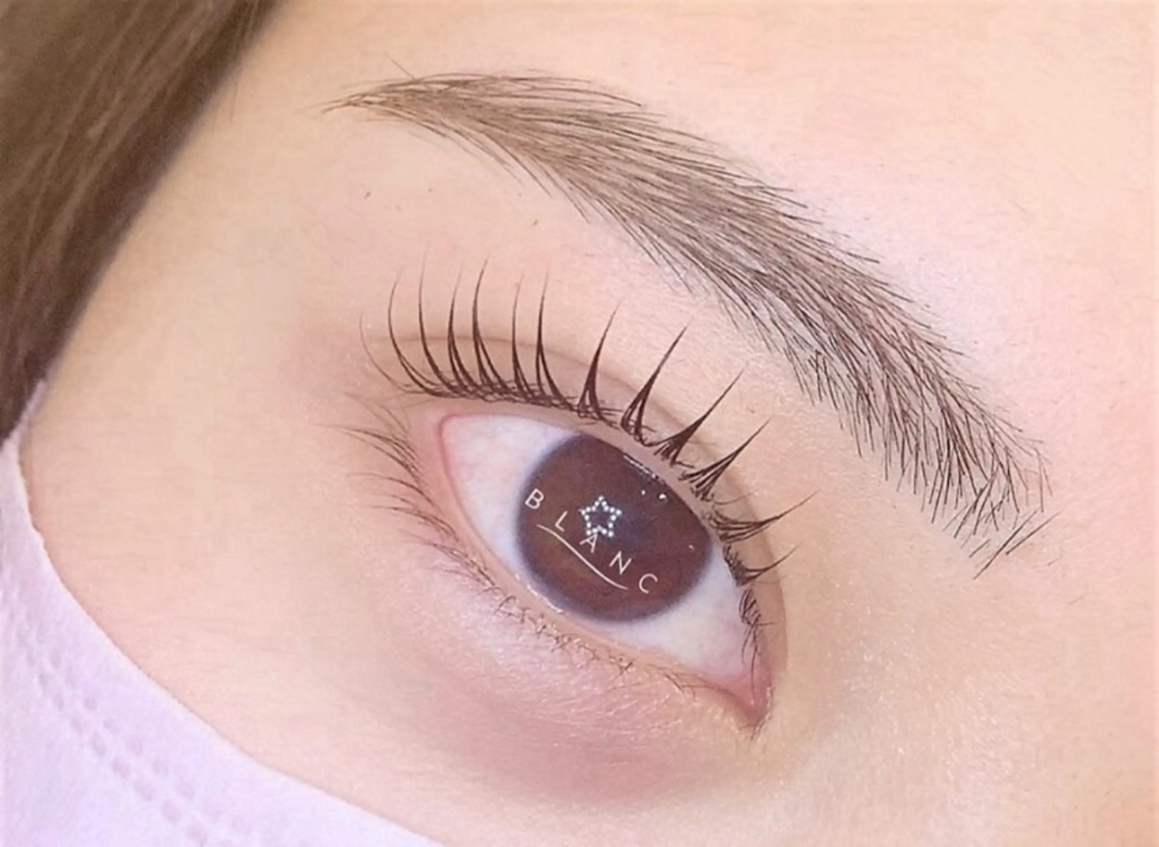 マツエク・マツパ Eyelash Salon Blanc～まつげエクステと眉の専門美容室～さんすて倉敷所属・石崎 沙梨のマツエク・マツパデザイン