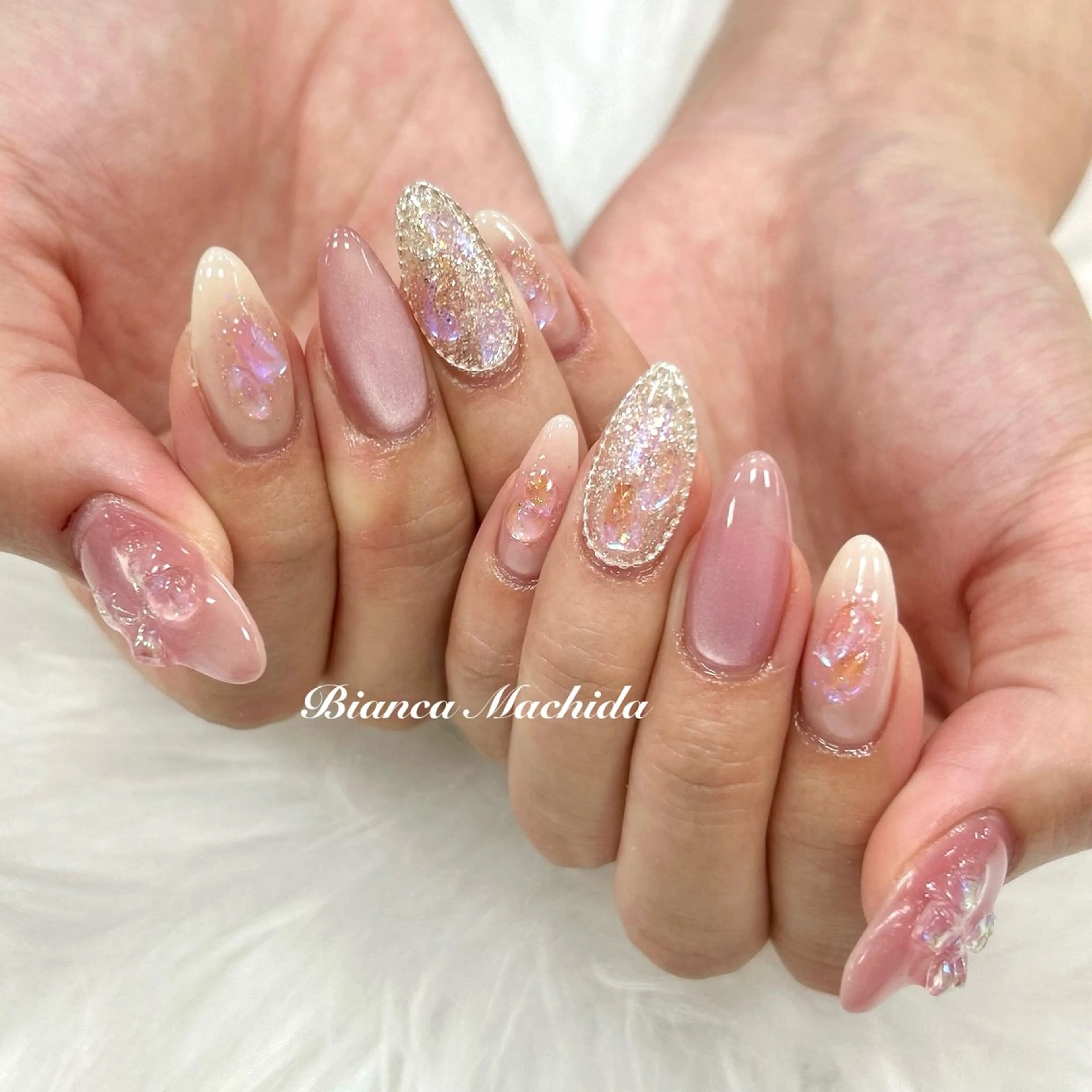 ネイル ハンドネイル ハンドケア Bianca 🪽 Nakajimaのネイルデザイン