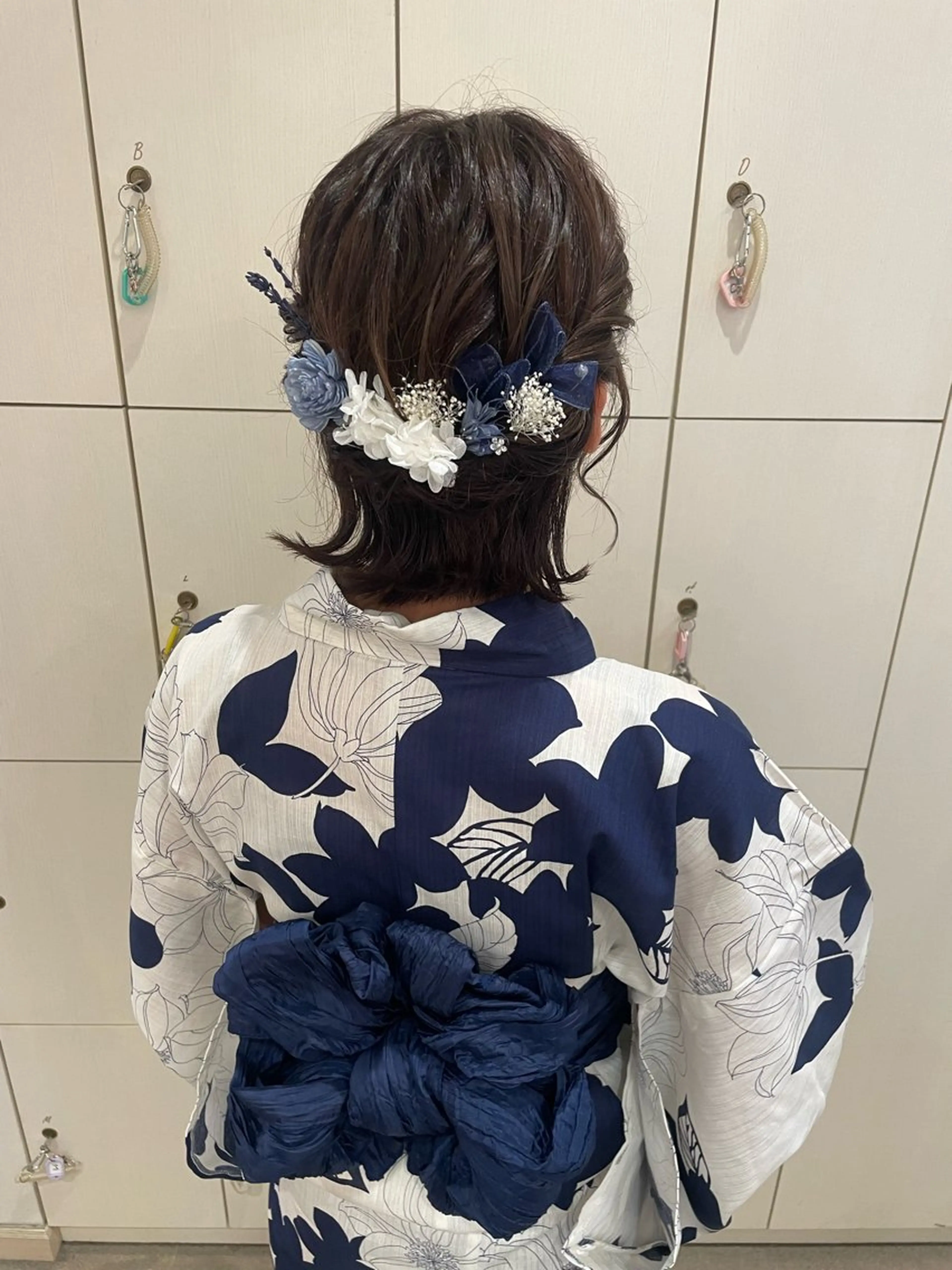 ヘアアレンジ 着付け 🍪ﾖｼｲﾊﾙﾈ🍪 ﾗﾍﾞﾝﾀﾞｰｶﾗｰのヘアスタイル