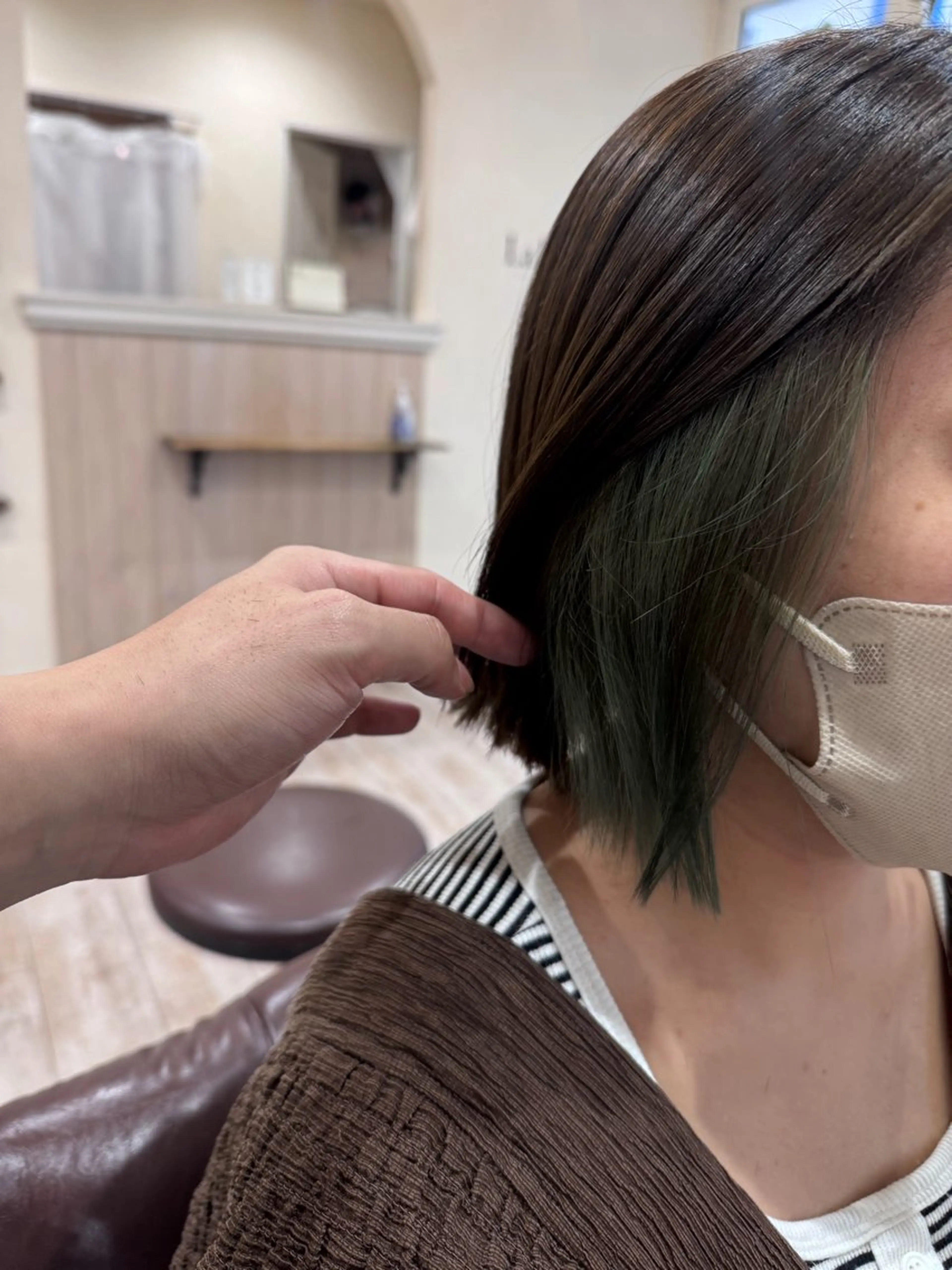 ミディアム カラー インナーカラー 髪質改善 カット ヘアカラー トリートメント 新越谷noble店長 松本拓也▶◀*.のヘアスタイル