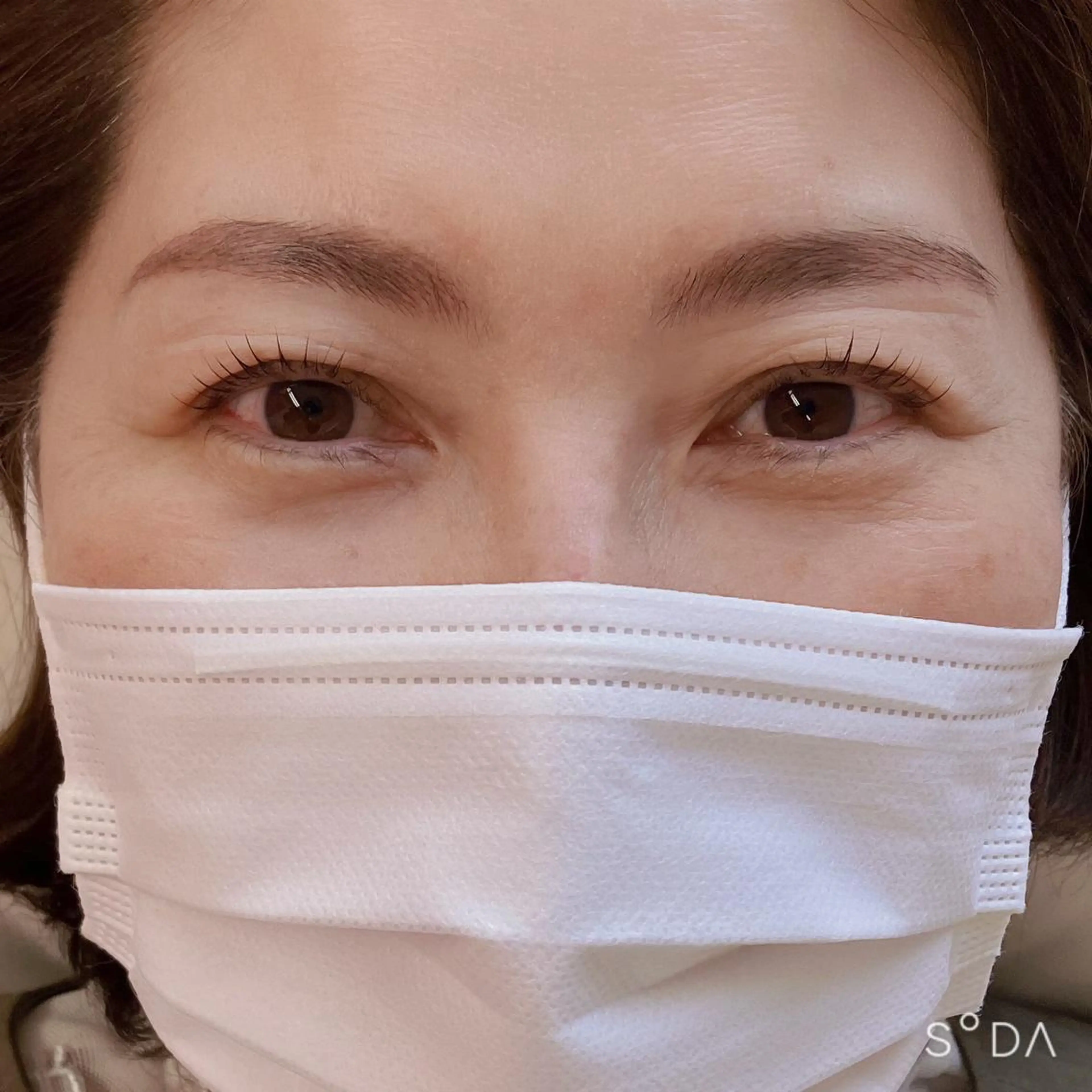 マツエク・マツパ ケラチンラッシュリフト 束感まつ毛 一重×まつ毛パーマ マツパ フジ ワラの眉毛・アイブロウイメージ